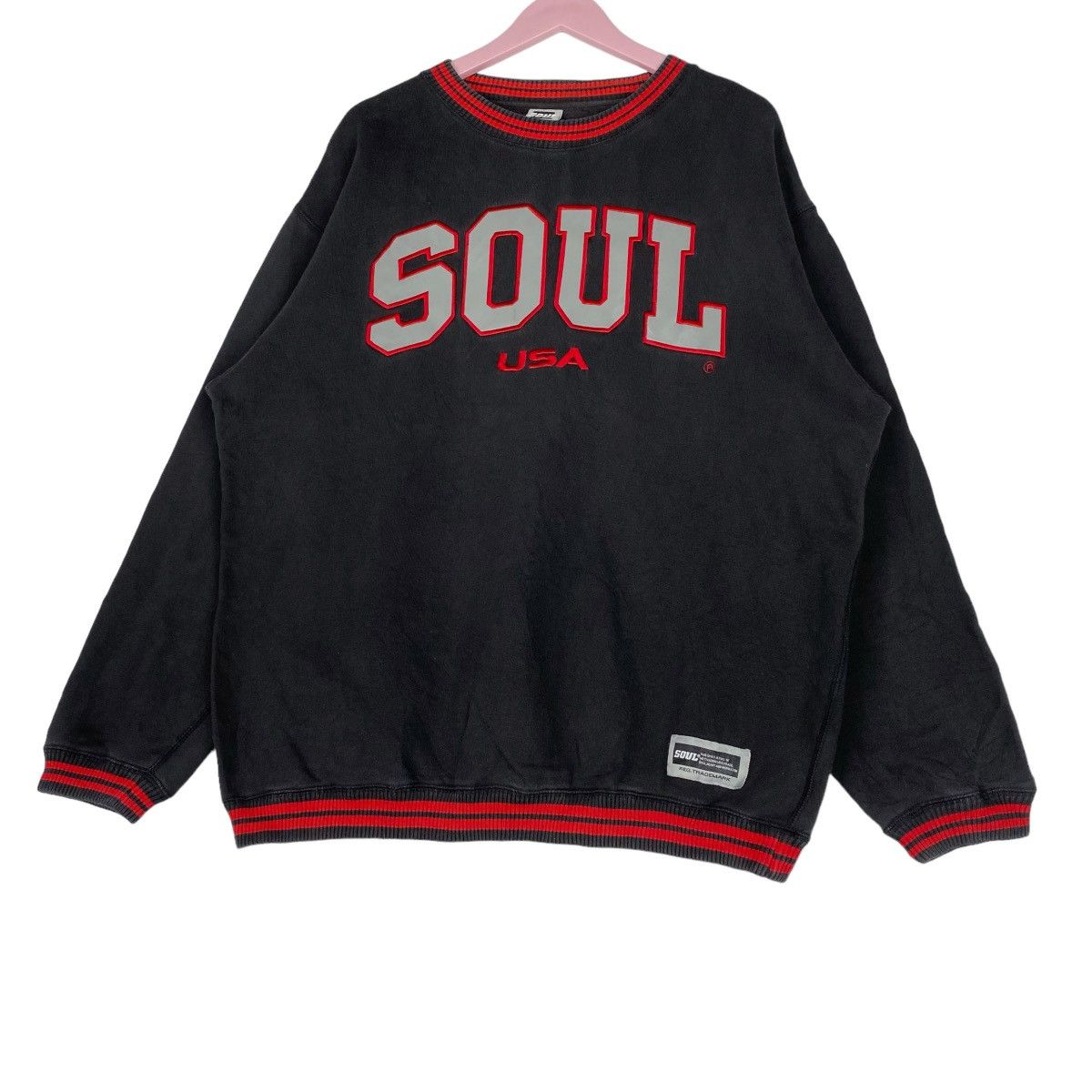 Designer × Vintage Soul USA Sweatshirt Crewneck Pullover Jumper Size US XL / EU 56 / 4 - 3 Thumbnail