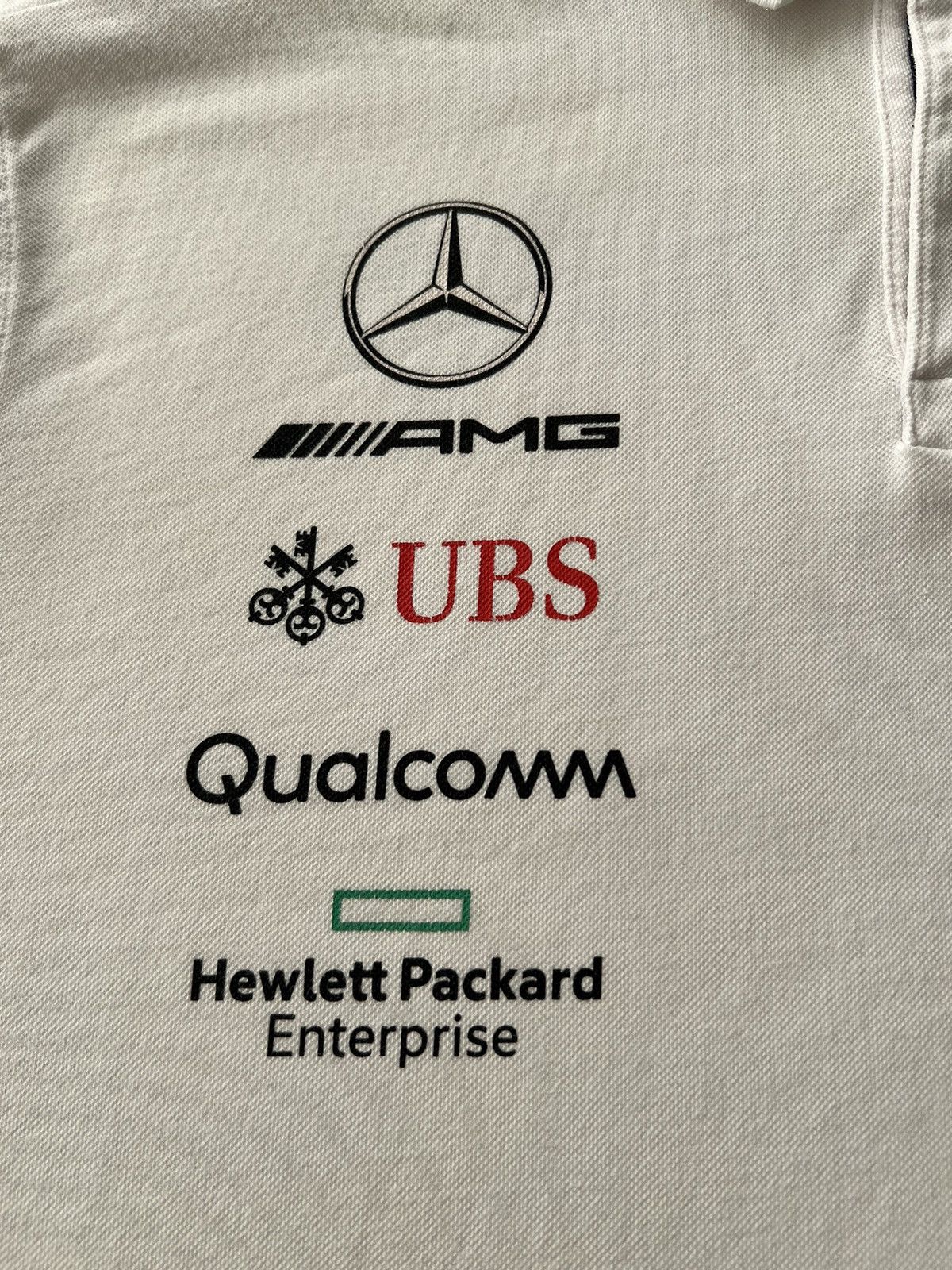 Mercedes-Benz Mercedes Benz AMG Tommy Hilfiger F1 Formula 1 Polo T-shirt Size US L / EU 52-54 / 3 - 4 Thumbnail