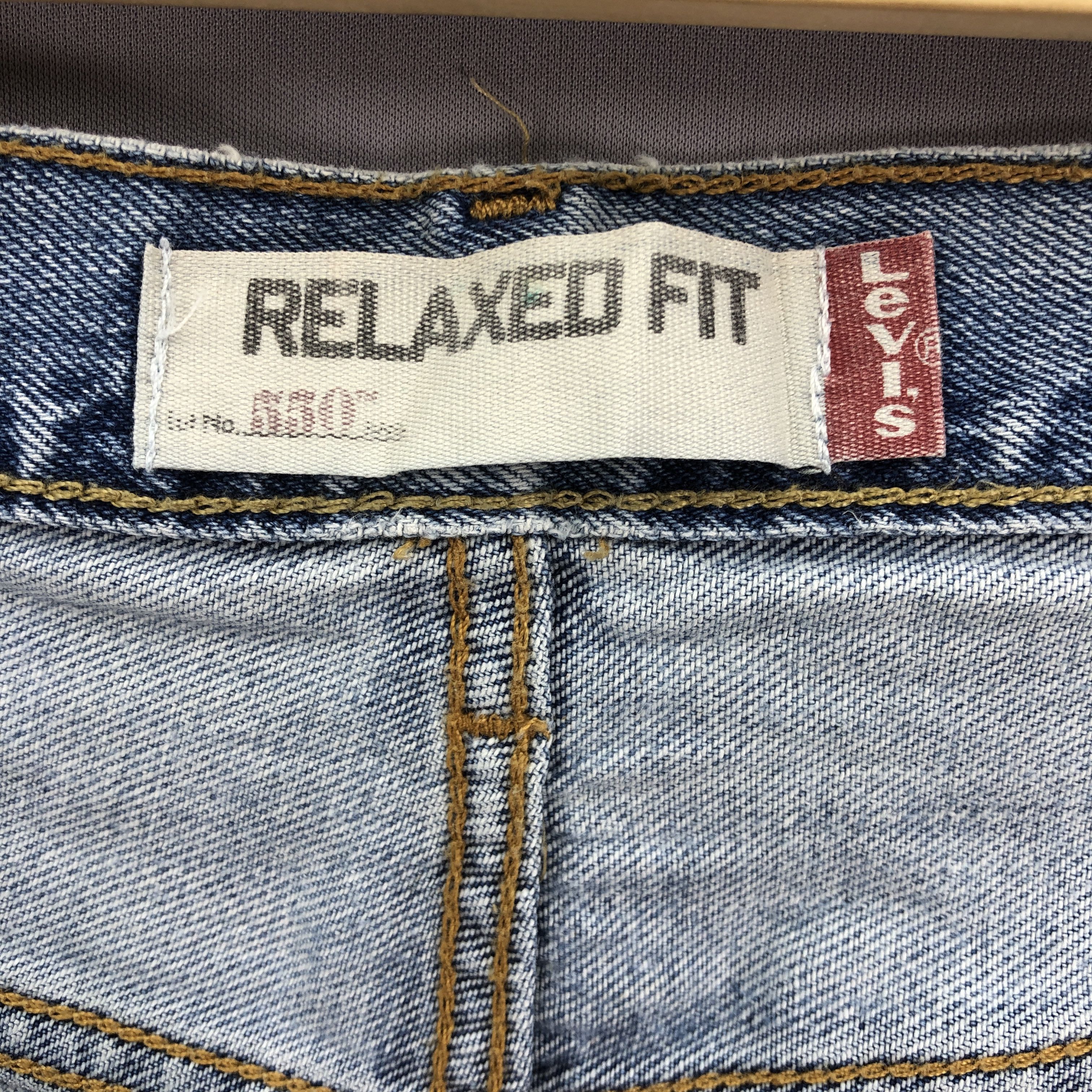 Levi's Vintage Y2K Levis 550 Jeans Levi's Baggy Tapered Faded Denim Size US 36 / EU 52 - 6 Thumbnail