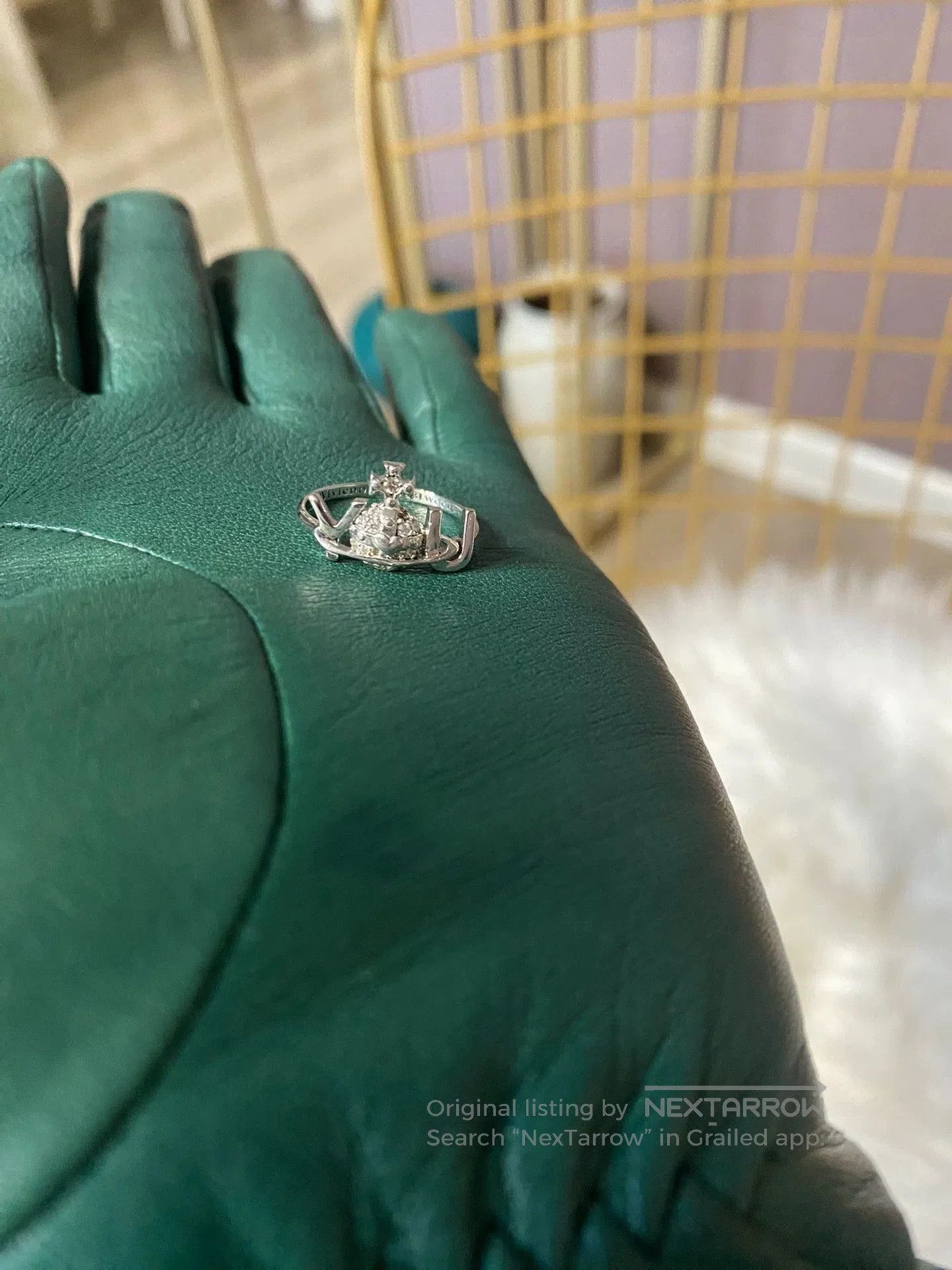 Vivienne Westwood Vivienne Westwood Heart Series Silver Ring. Size ONE SIZE - 1 Thumbnail