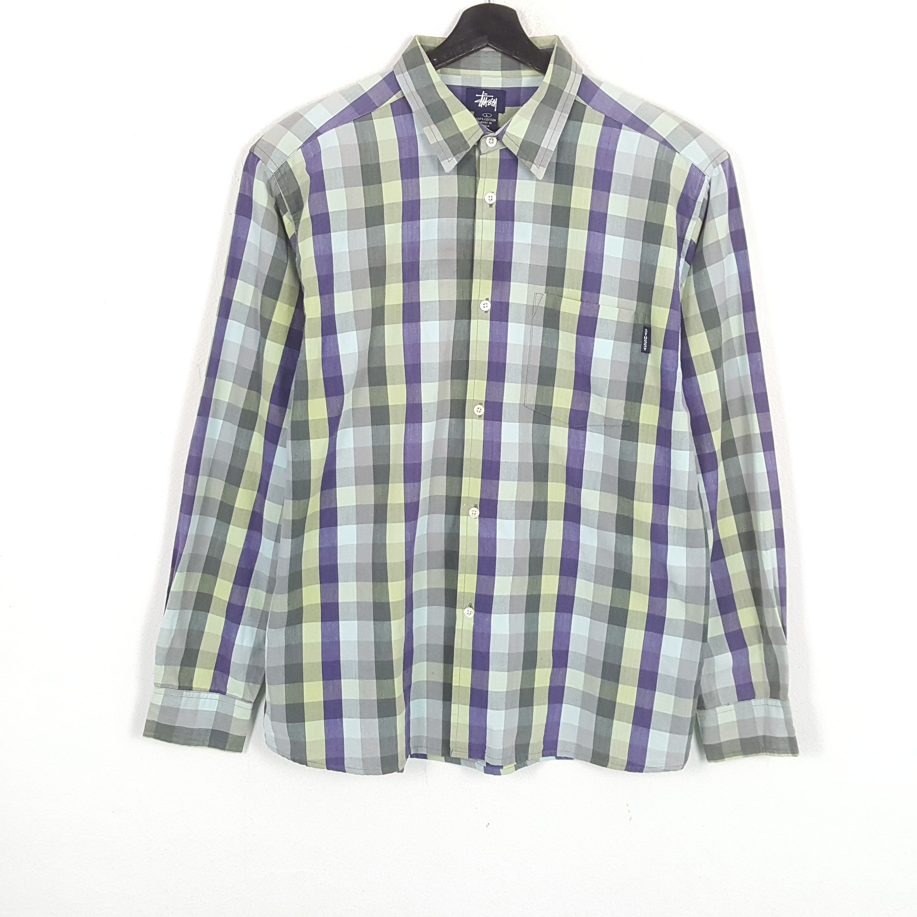 Stussy × Vintage STUSSY Streetwear Custom Art Shirt Size US L / EU 52-54 / 3 - 3 Thumbnail