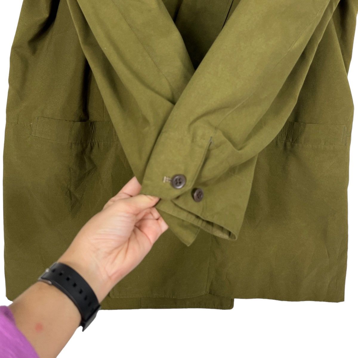 Issey Miyake 🔥 TETE HOMME par KATOH KAZUTAKA DOUBLE BREAST LAZER JACKET Size US L / EU 52-54 / 3 - 14 Thumbnail