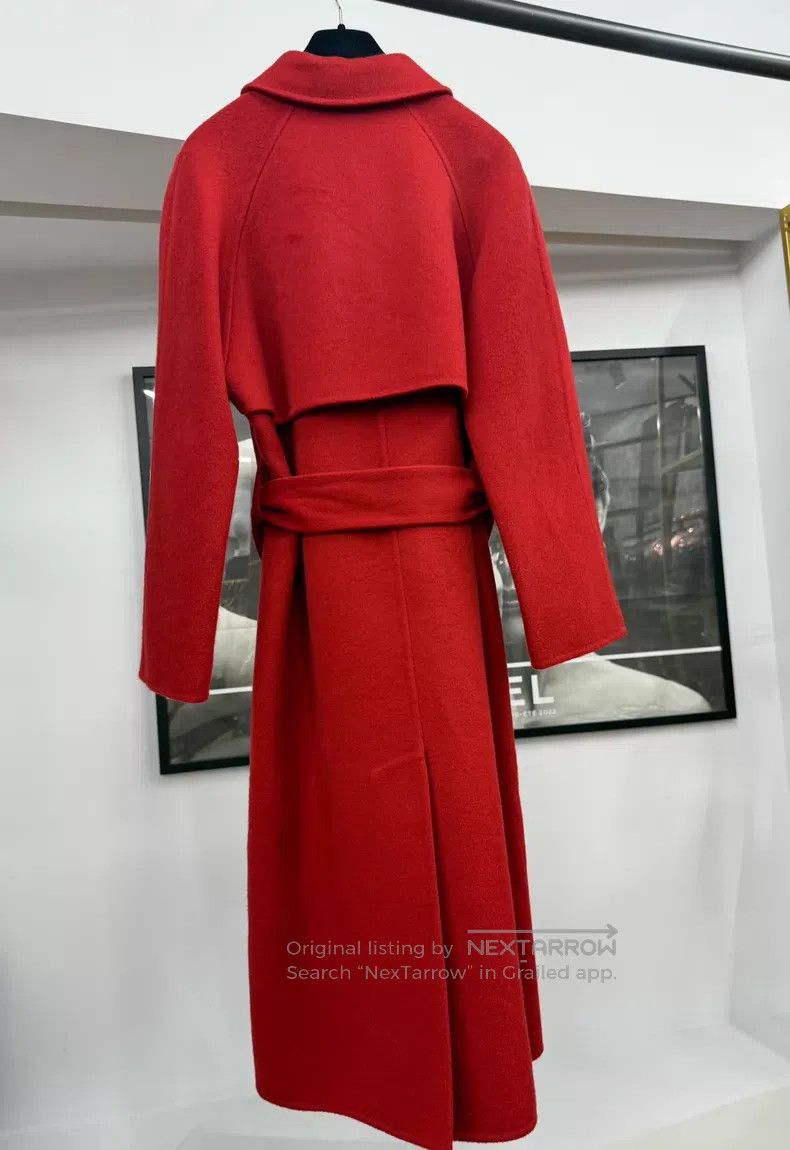 Hermes Hermes Red Collar Tie-Dye Cashmere Coat Size XS / US 0-2 / IT 36-38 - 3 Thumbnail