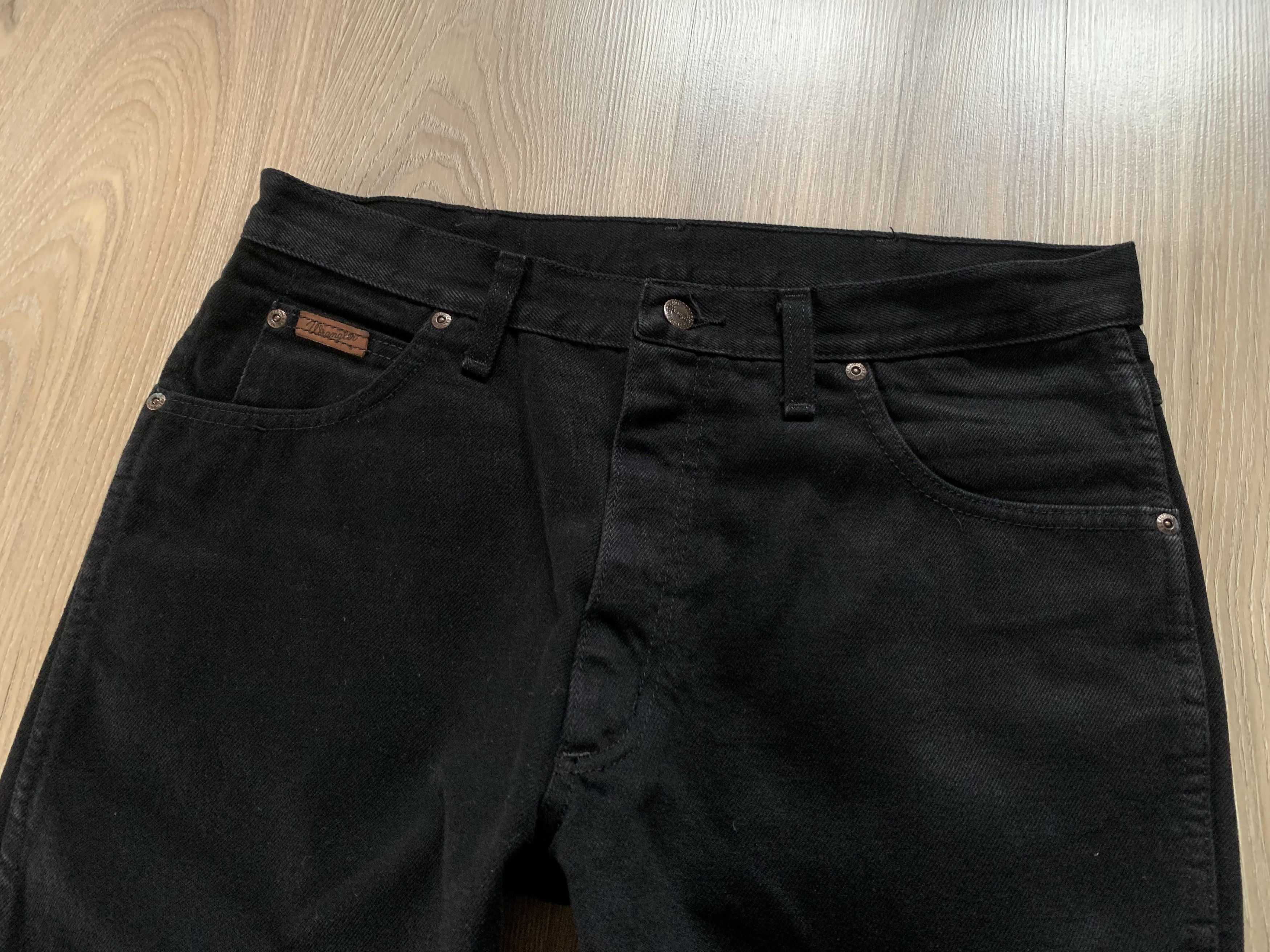 Wrangler Vintage Wrangler Black Denim Jeans Size US 34 / EU 50 - 5 Thumbnail