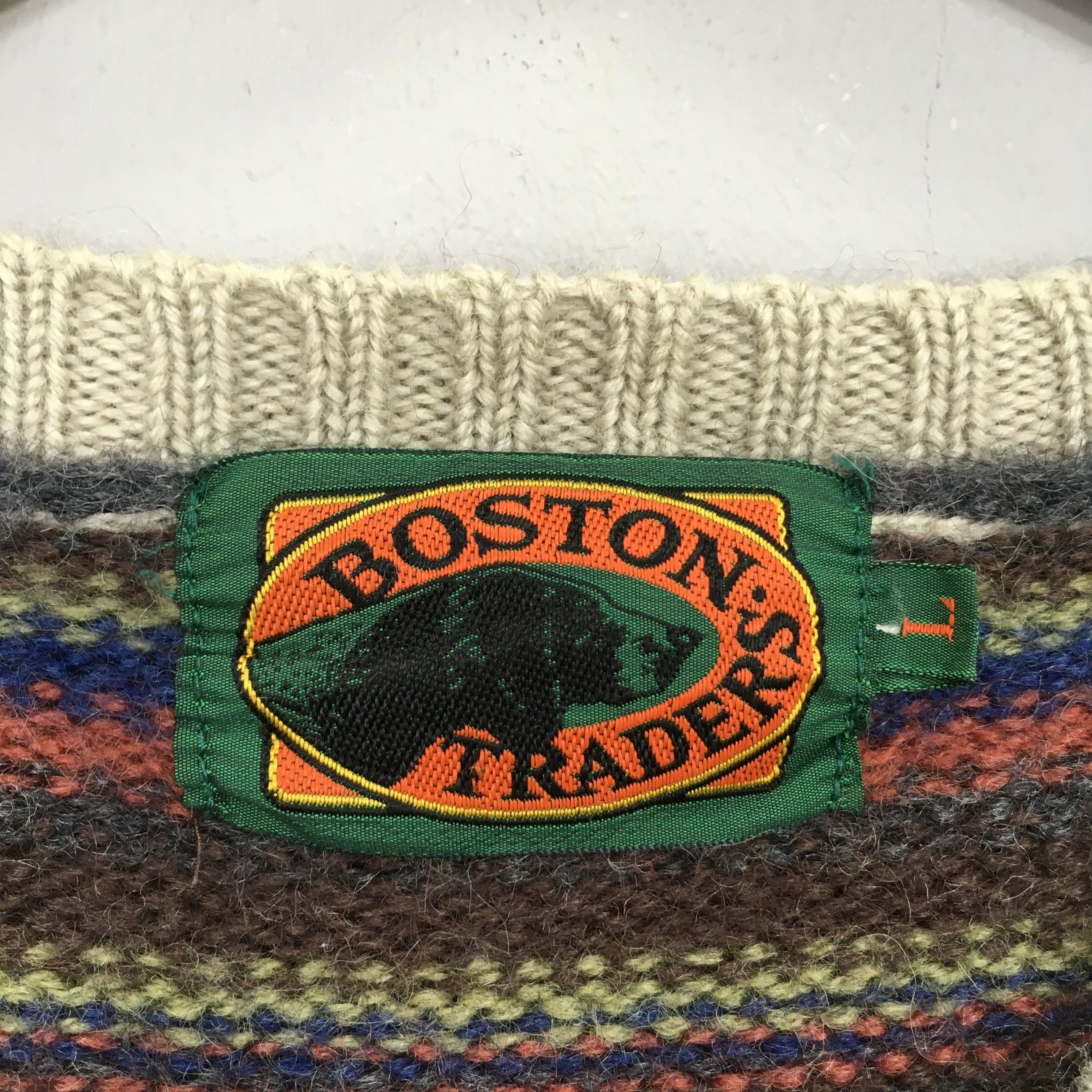 Japanese Brand × Vintage Vintage 90s Boston Traders Navajo Knitwear Large Size US L / EU 52-54 / 3 - 5 Thumbnail