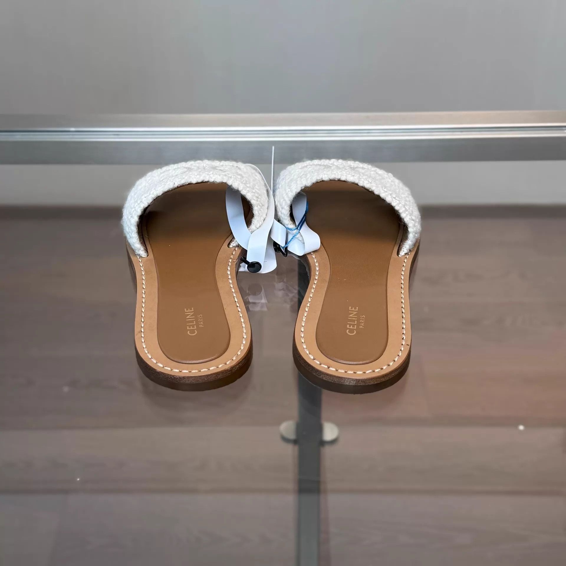 Celine Celine New Triomphe Woven Slippers EU 37 Size US 6.5 / IT 36.5 - 5 Thumbnail