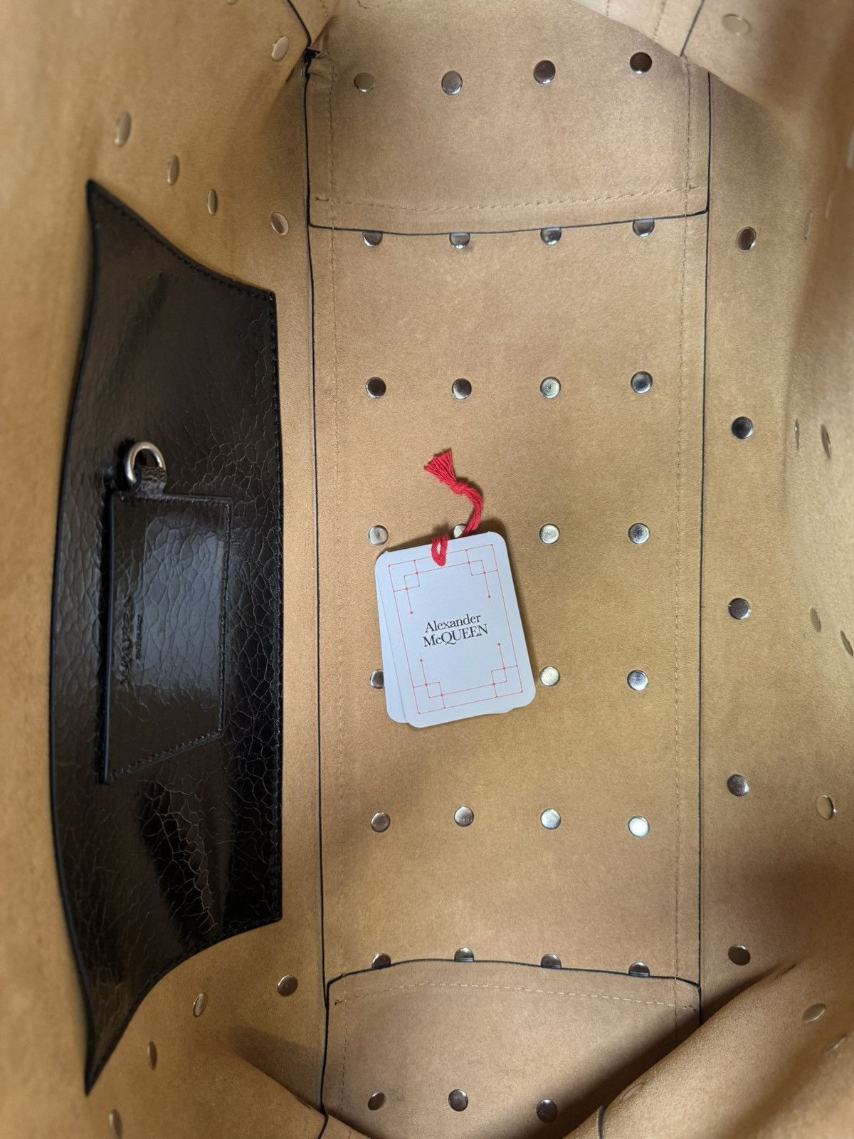 Alexander McQueen Alexander McQueen Large Studded Leather Shoulder Bag Size ONE SIZE - 10 Thumbnail