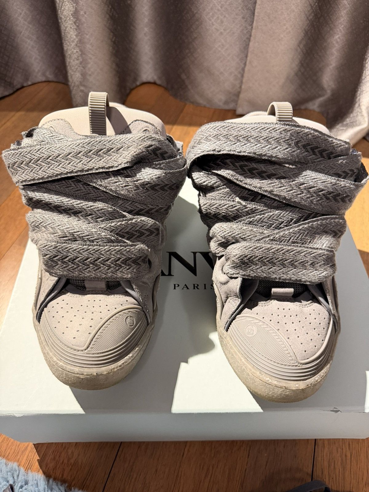 Lanvin Lanvin Curb Grey Shoes Size US 10 / EU 43 - 2 Thumbnail