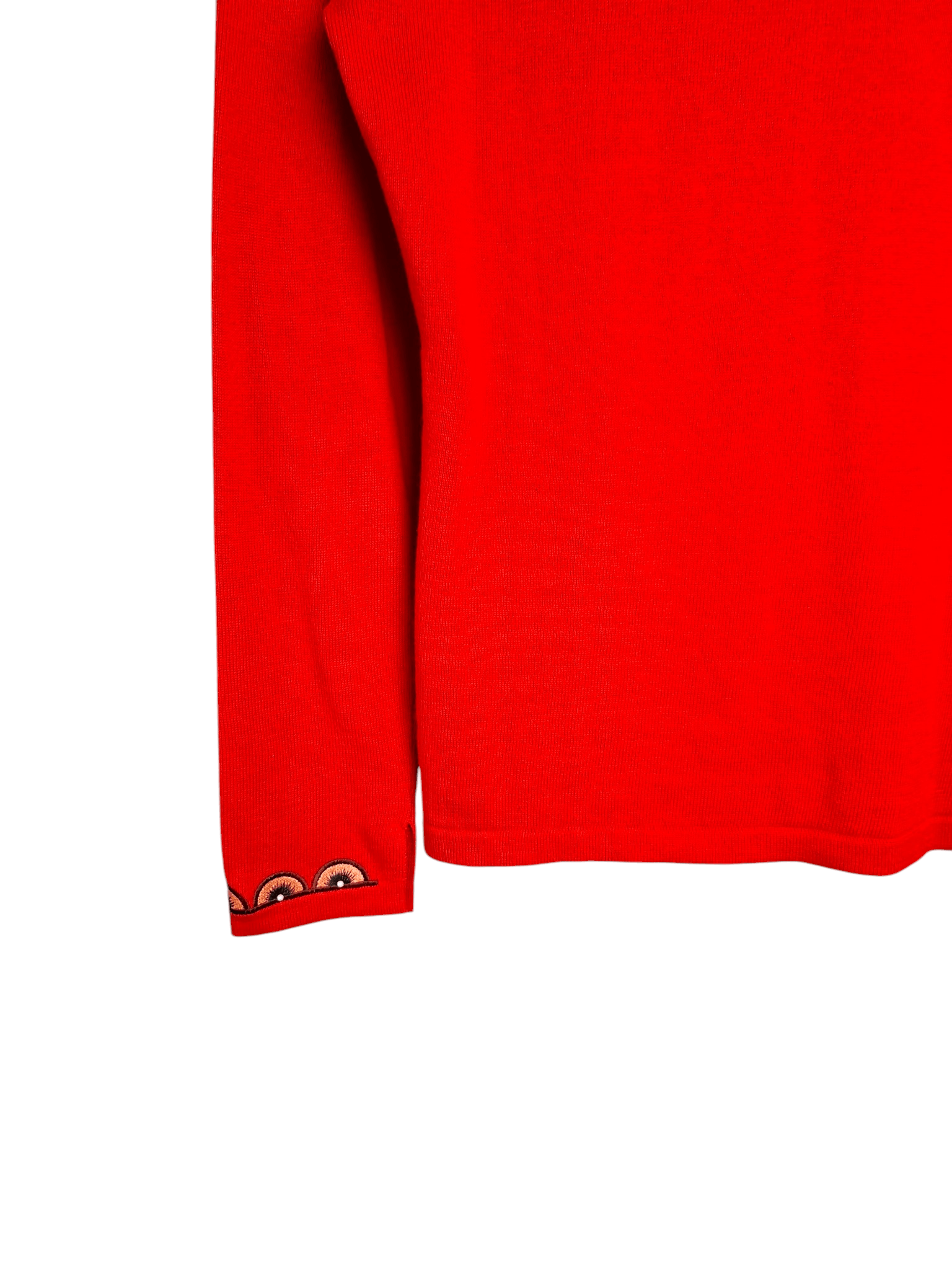 Shanghai Tang SHANGHAI TANG Cashmere Blend Sweater Embroidered Art Deco Size L / US 10 / IT 46 - 10 Thumbnail