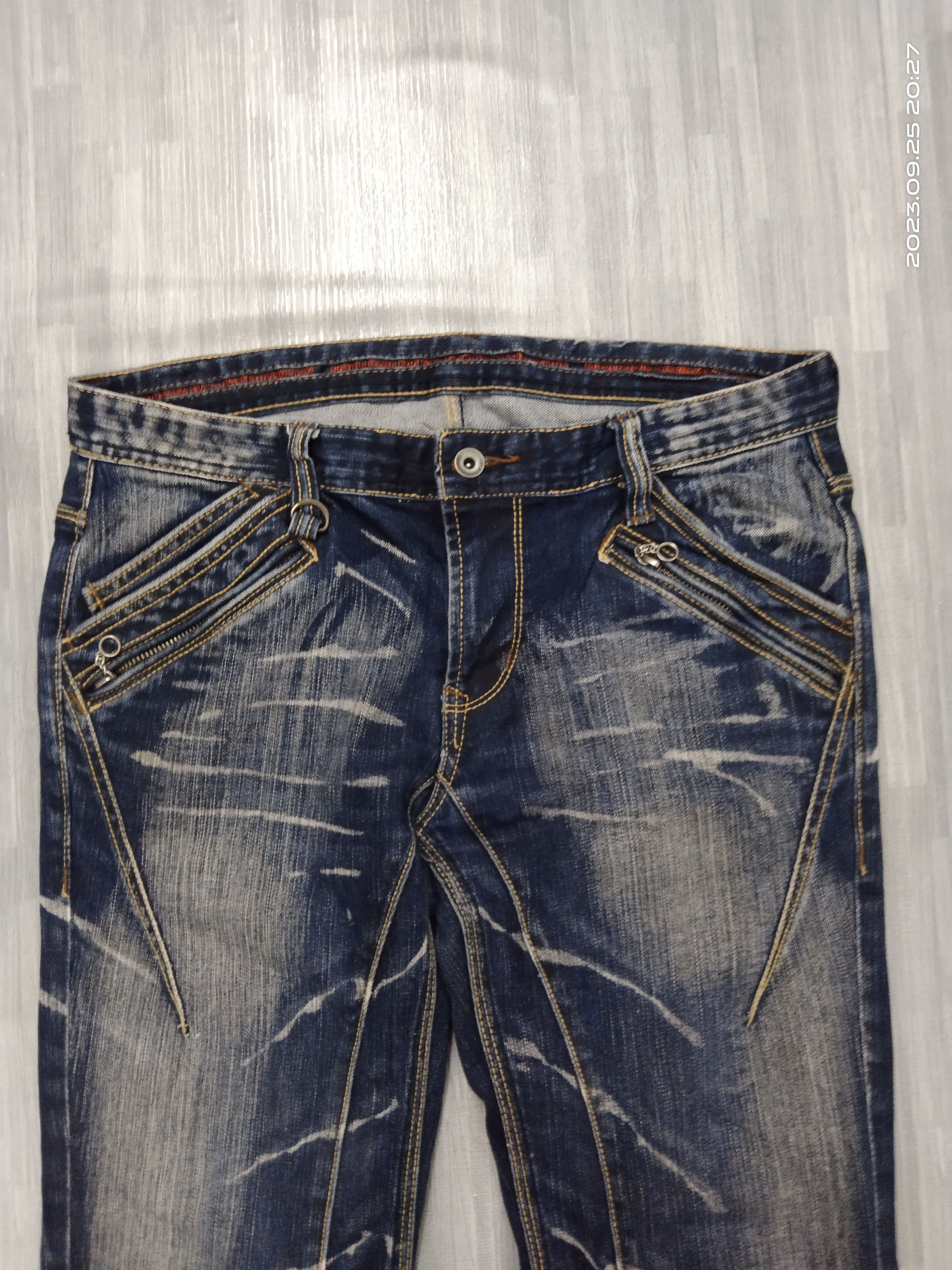 Nicole Club FLARE SICK WASHED BLUE NICOLE DENIM PANTS Size US 31 - 4 Thumbnail