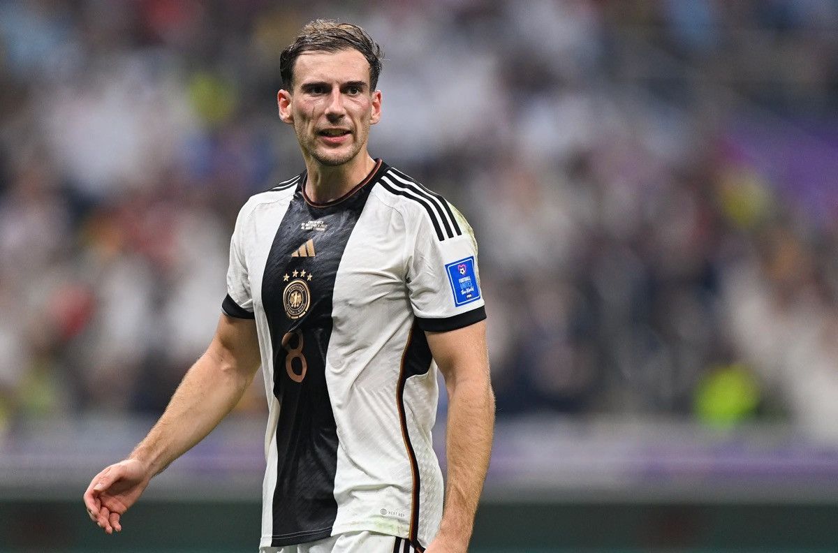 Adidas GERMANY ADIDAS 2022 WORLD CUP SOCCER HOME JERSEY #8 GORETZKA Size US L / EU 52-54 / 3 - 12 Thumbnail
