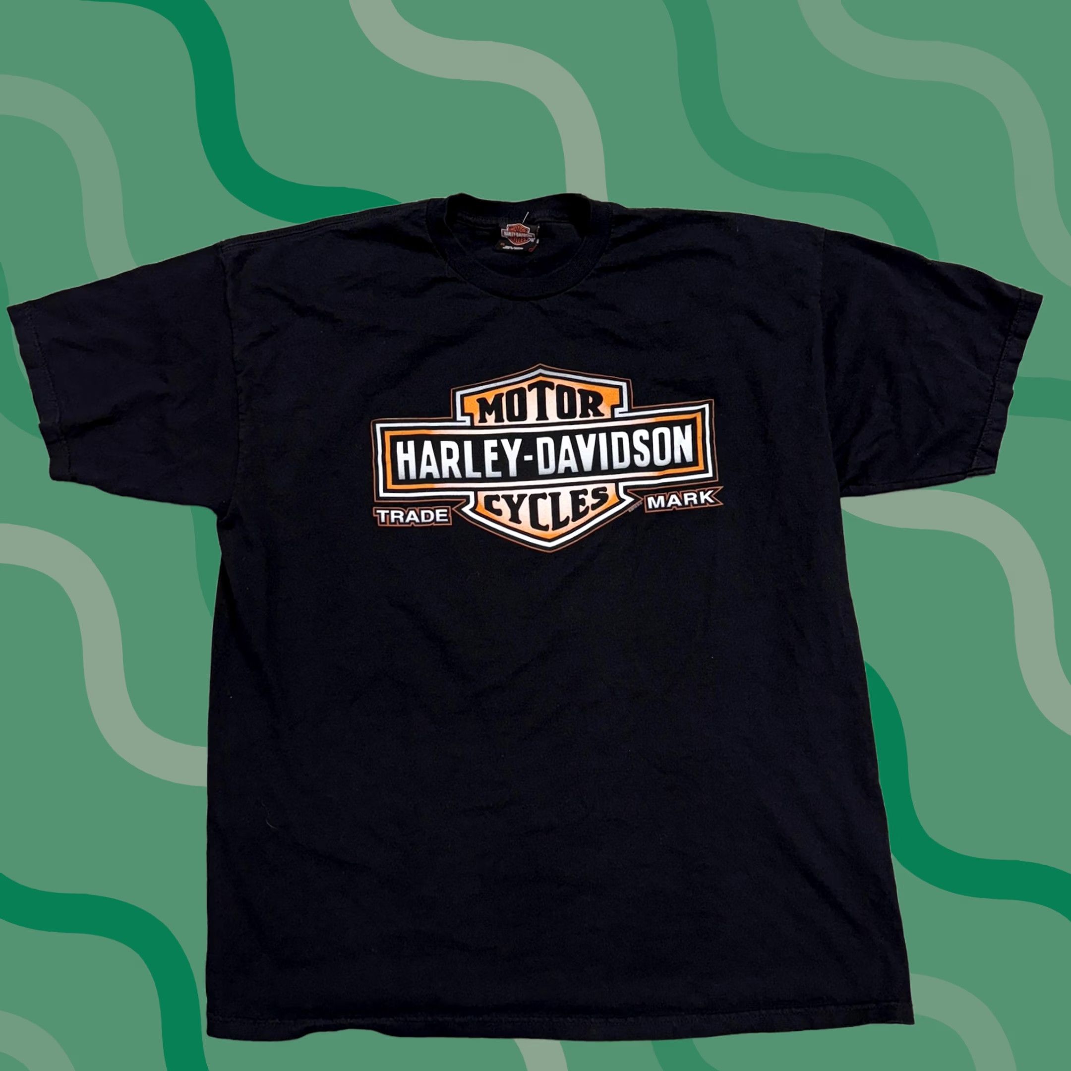 Harley Davidson Harley-Davidson Shirt Mens XL Black Bar Shield Motorcycle Graphic Size US XL / EU 56 / 4 - 1 Thumbnail
