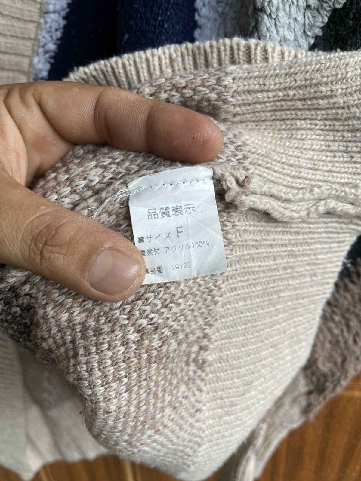 Aran Isles Knitwear × Japanese Brand Last Drop🔥Rare🔥Kurt Cobain Cardigan Knitwear Nice Colour Size US XL / EU 56 / 4 - 7 Thumbnail