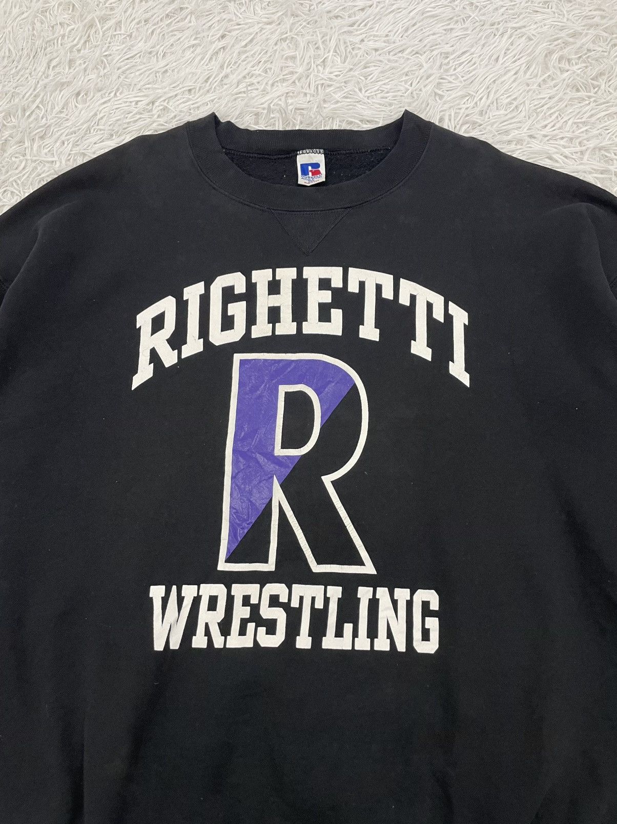 Russell Athletic Vintage Righetti Wrestling Sweatshirt By Russell Athletic Size US XXL / EU 58 / 5 - 4 Thumbnail