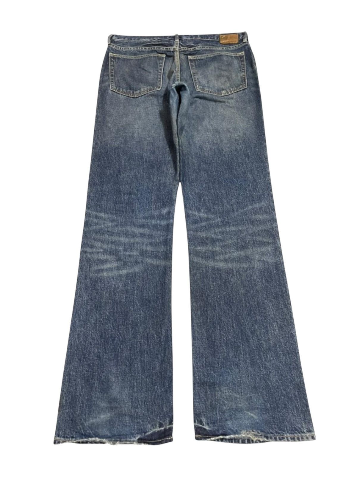 Gap Vintage Y2K Gap Blue Mud Faded Wash Straight Leg Fits Jeans Size US 36 / EU 52 - 2 Thumbnail