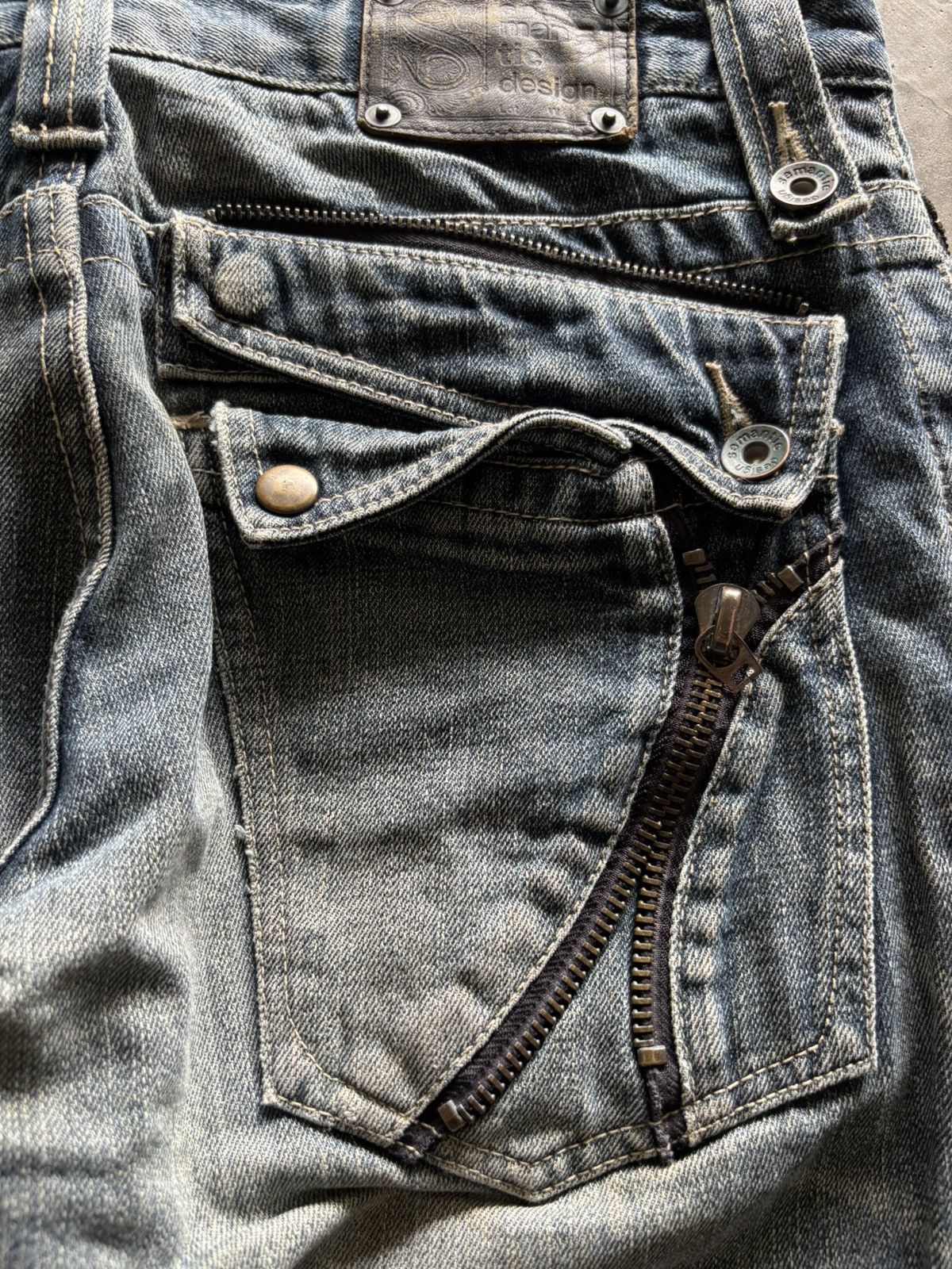 If Six Was Nine Flare Semantic design rusty japanese jeans punk grunge style Size US 34 / EU 50 - 20 Thumbnail