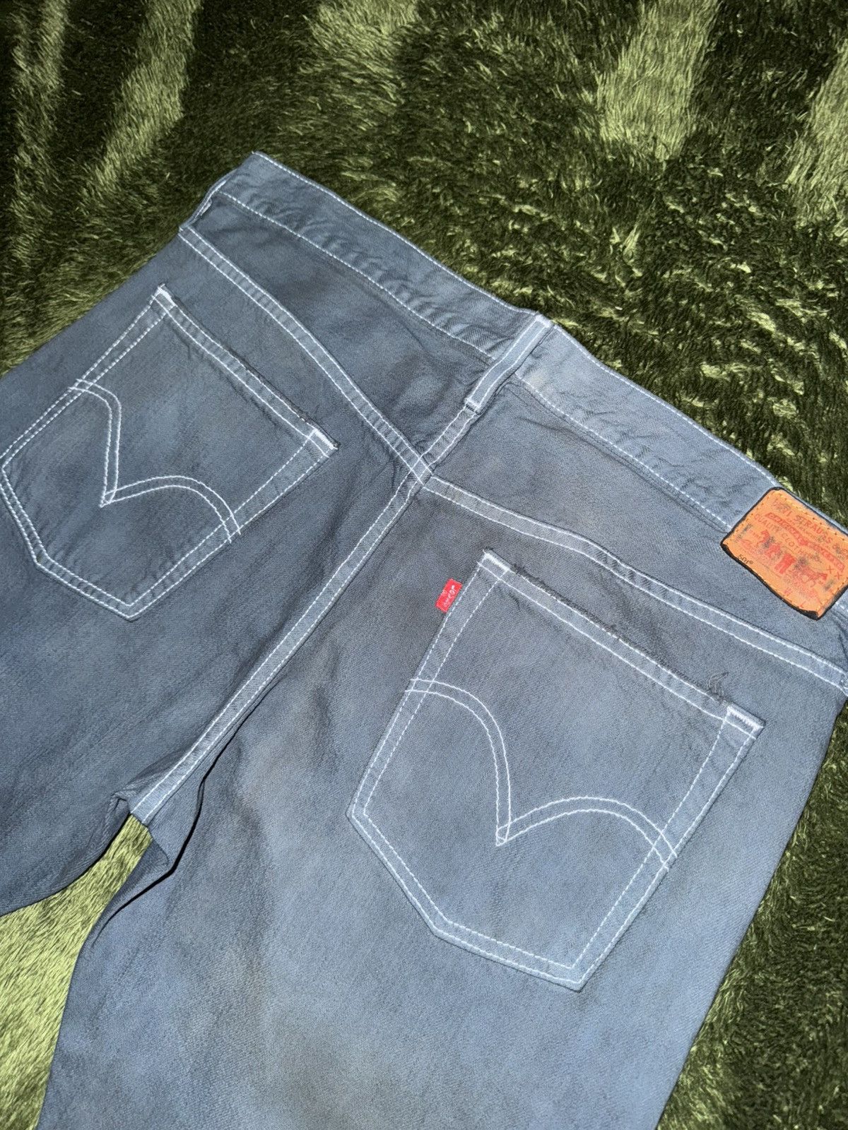Levi's Levi’s 501 RT USA Leather Label Hand Dyed Denim Size US 34 / EU 50 - 8 Thumbnail