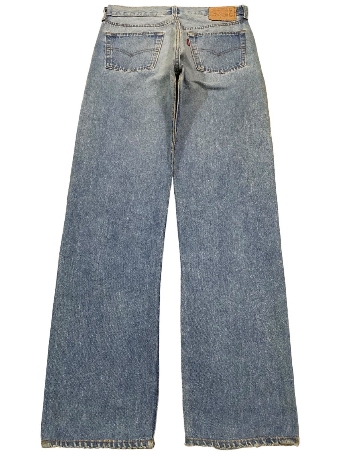 Levi's Vintage 80s Levis 501 Repaired Distressed Jeans Size 30x30 Size US 30 / EU 46 - 2 Thumbnail