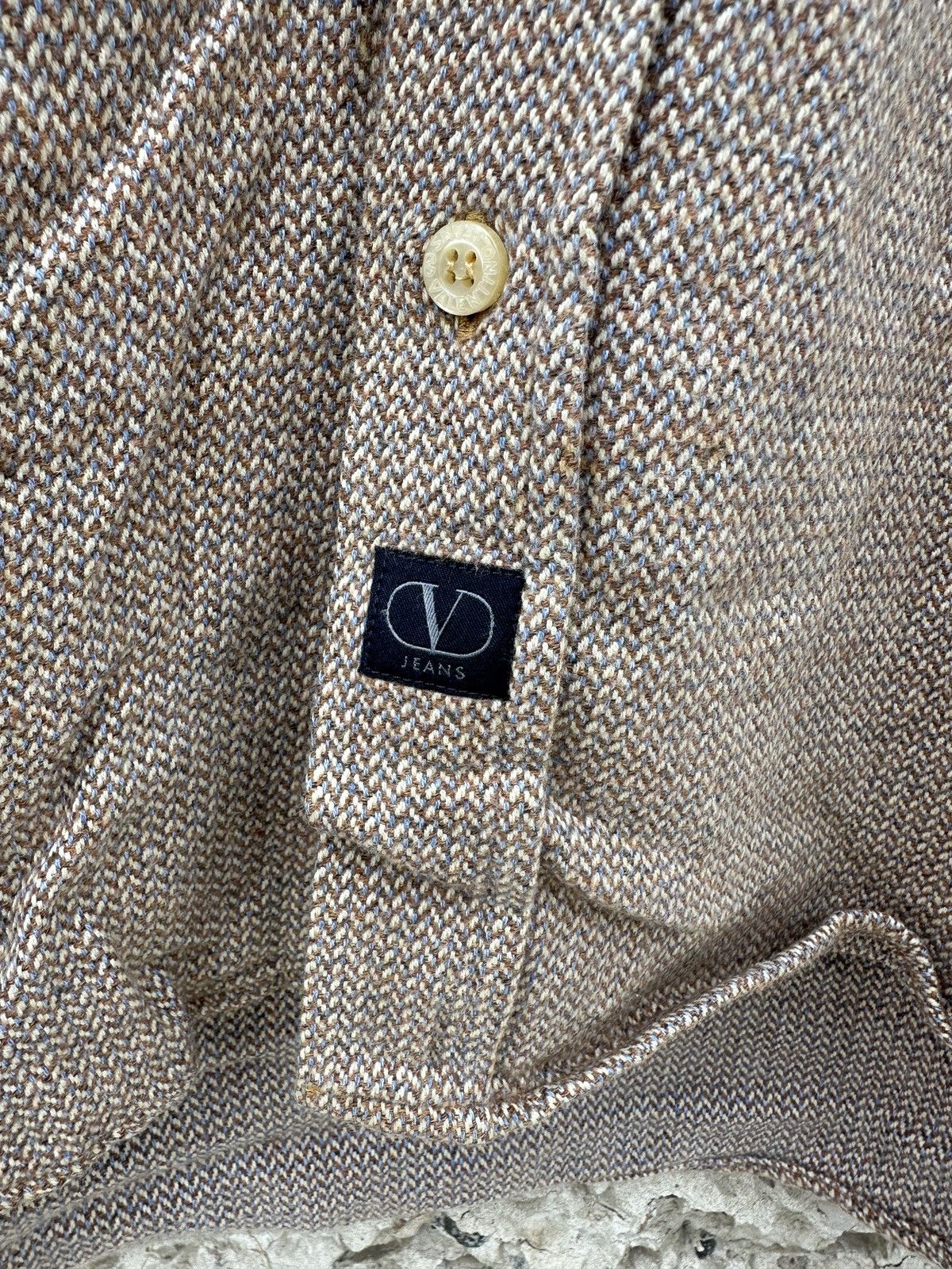 Valentino × Vintage Vintage 90s Valentino jeans shirt Size US M / EU 48-50 / 2 - 4 Thumbnail