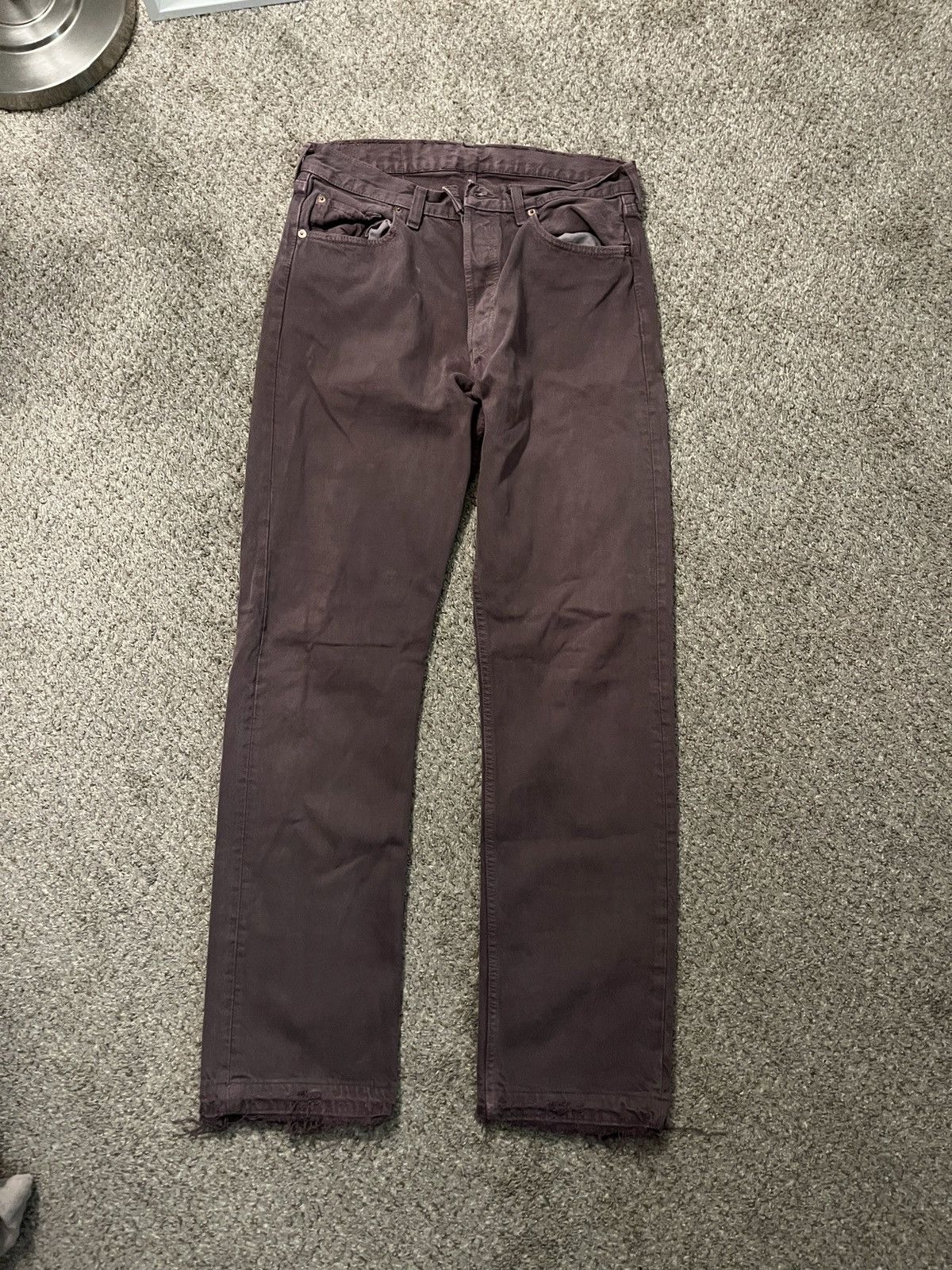 Levi's Vintage Clothing Vintage 90s Levi Jeans Flared bottom Size US 31 - 1 Thumbnail