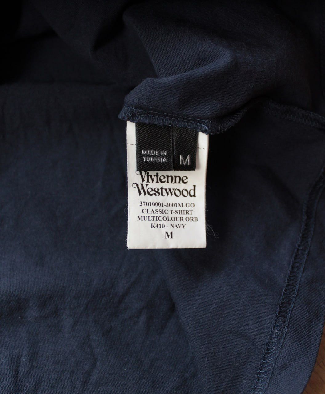 Vintage × Vivienne Westwood 🔥 Vintage Vivienne Westwood Orb Logo T shirt Navy Classic Size US M / EU 48-50 / 2 - 4 Thumbnail