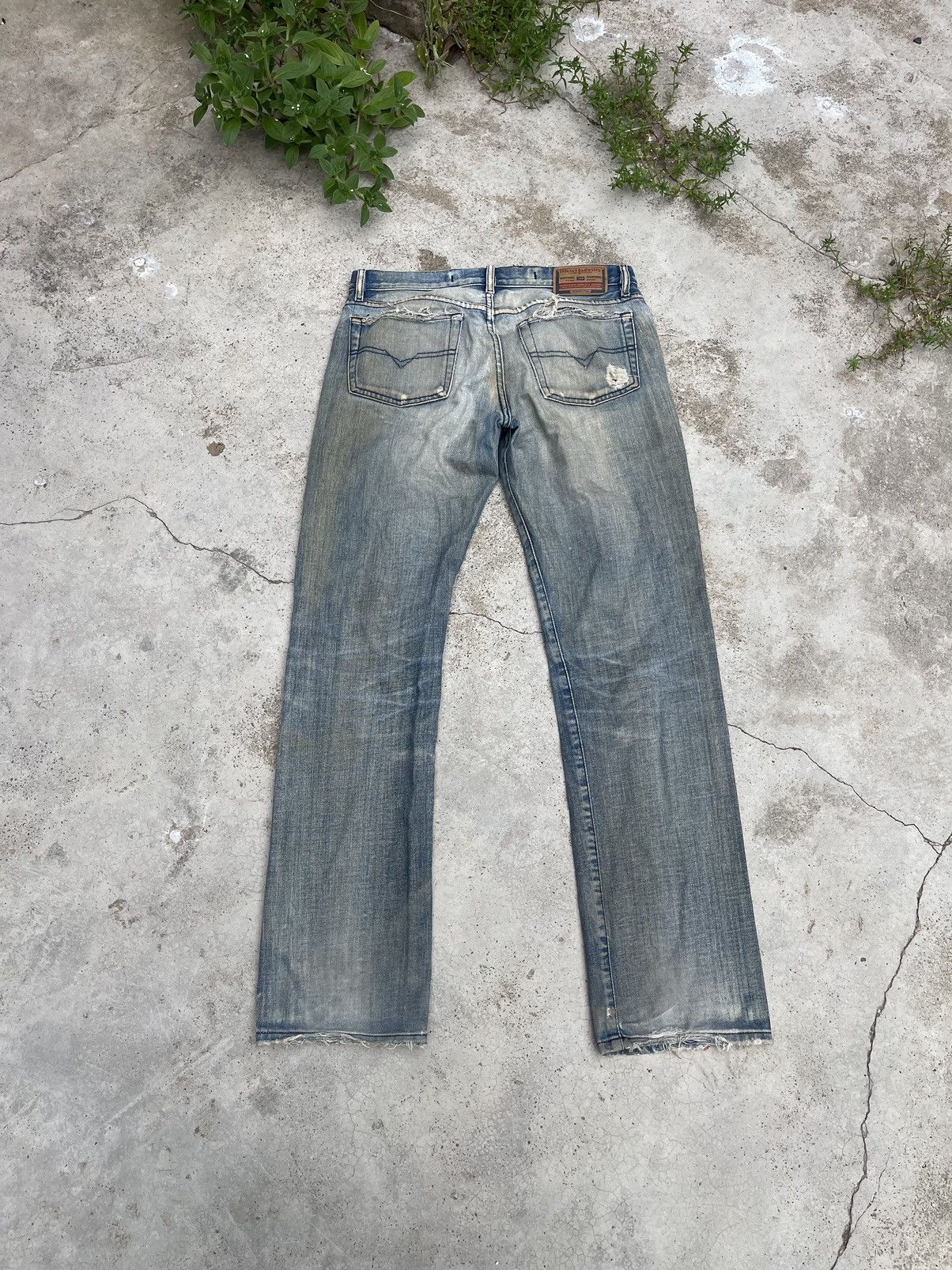 Diesel Vintage Diesel Industry RR55 Selvedge Denim Jeans Size US 30 / EU 46 - 3 Thumbnail