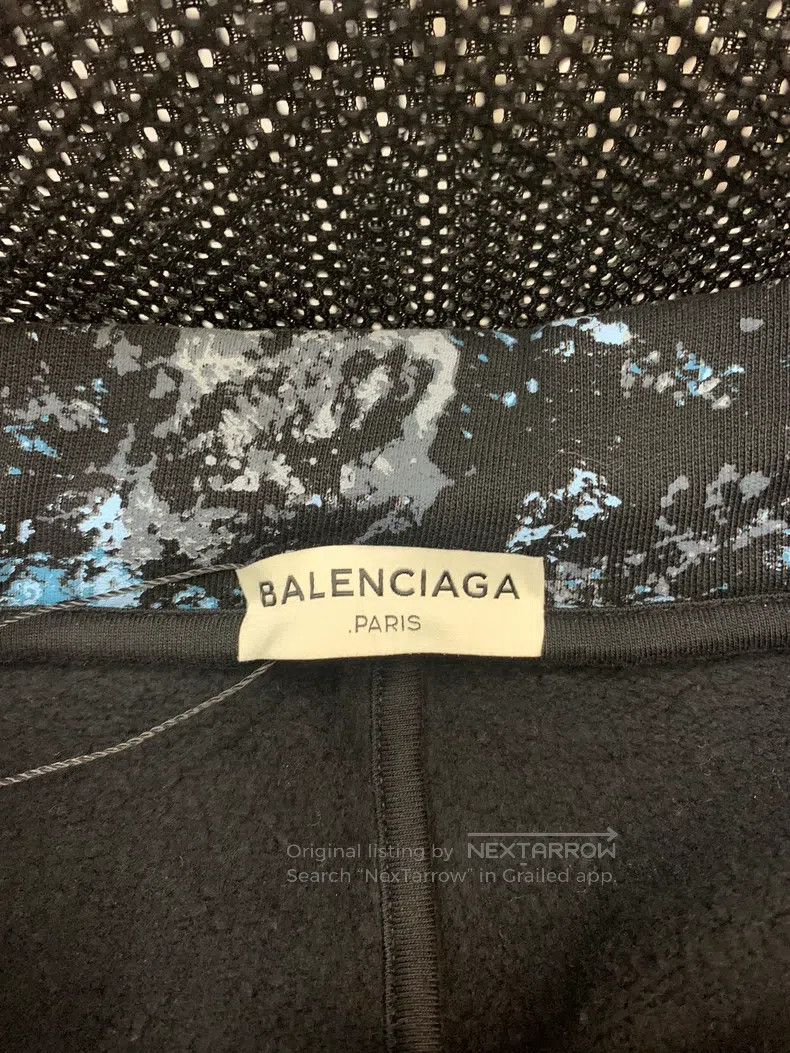 Balenciaga Balenciaga size XS Black Star Glitter Sport Pants XS Size Size US 27 - 4 Thumbnail