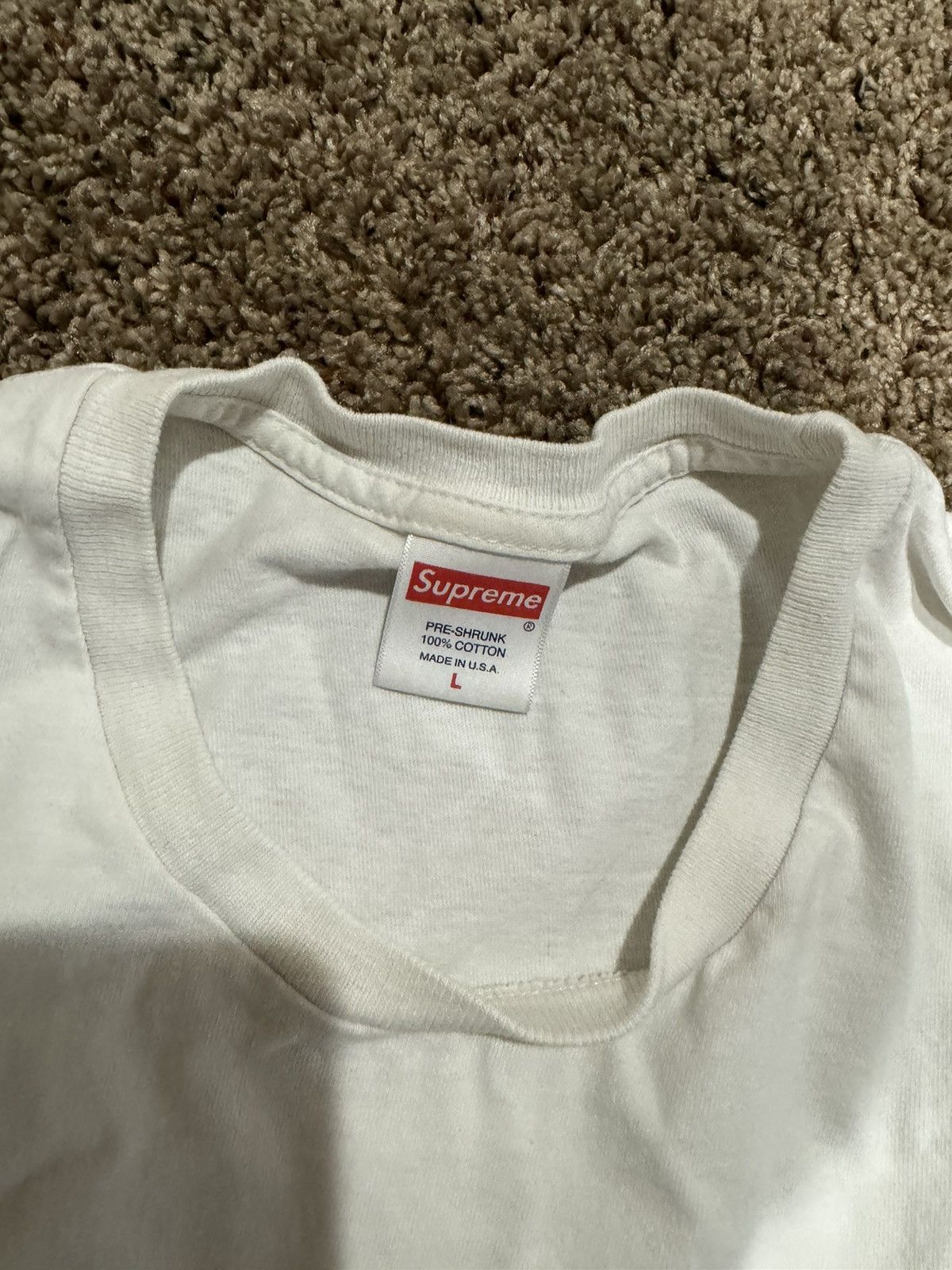 Spitfire × Supreme Supreme Spitfire White T-Shirt Size US M / EU 48-50 / 2 - 2 Thumbnail