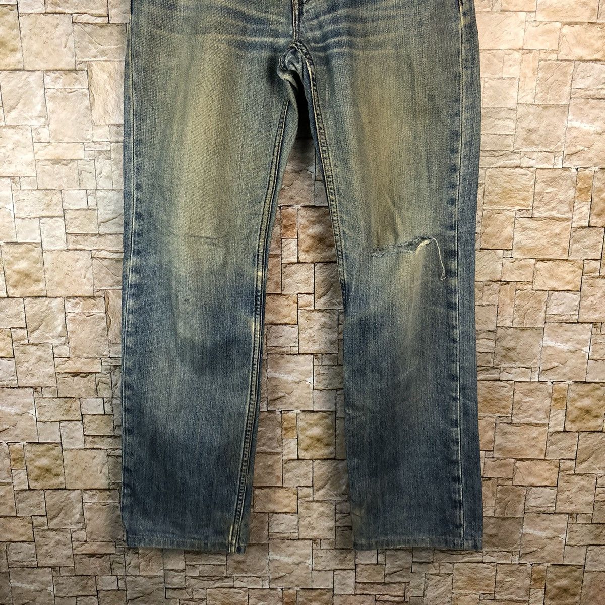 Levi's Levis 502 Blue Denim jeans Pants #A1036 Size US 31 - 3 Thumbnail