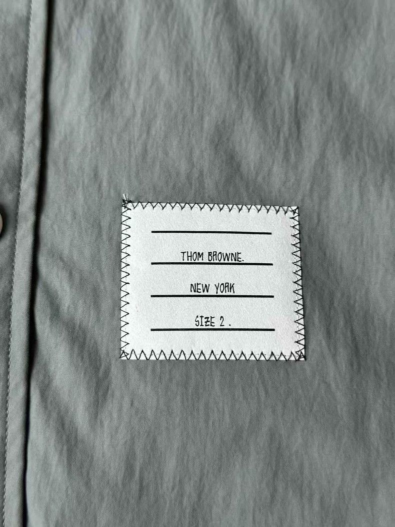 Thom Browne Thom Browne size2 Gray two-sleeved shirt jacket Size US M / EU 48-50 / 2 - 4 Thumbnail