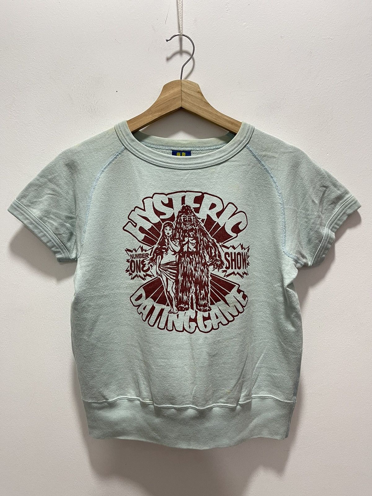 Hysteric Glamour HYSTERIC GLAMOUR DATING SHORT SLEEVE SWEATSHIRT Size S / US 4 / IT 40 - 1 Thumbnail