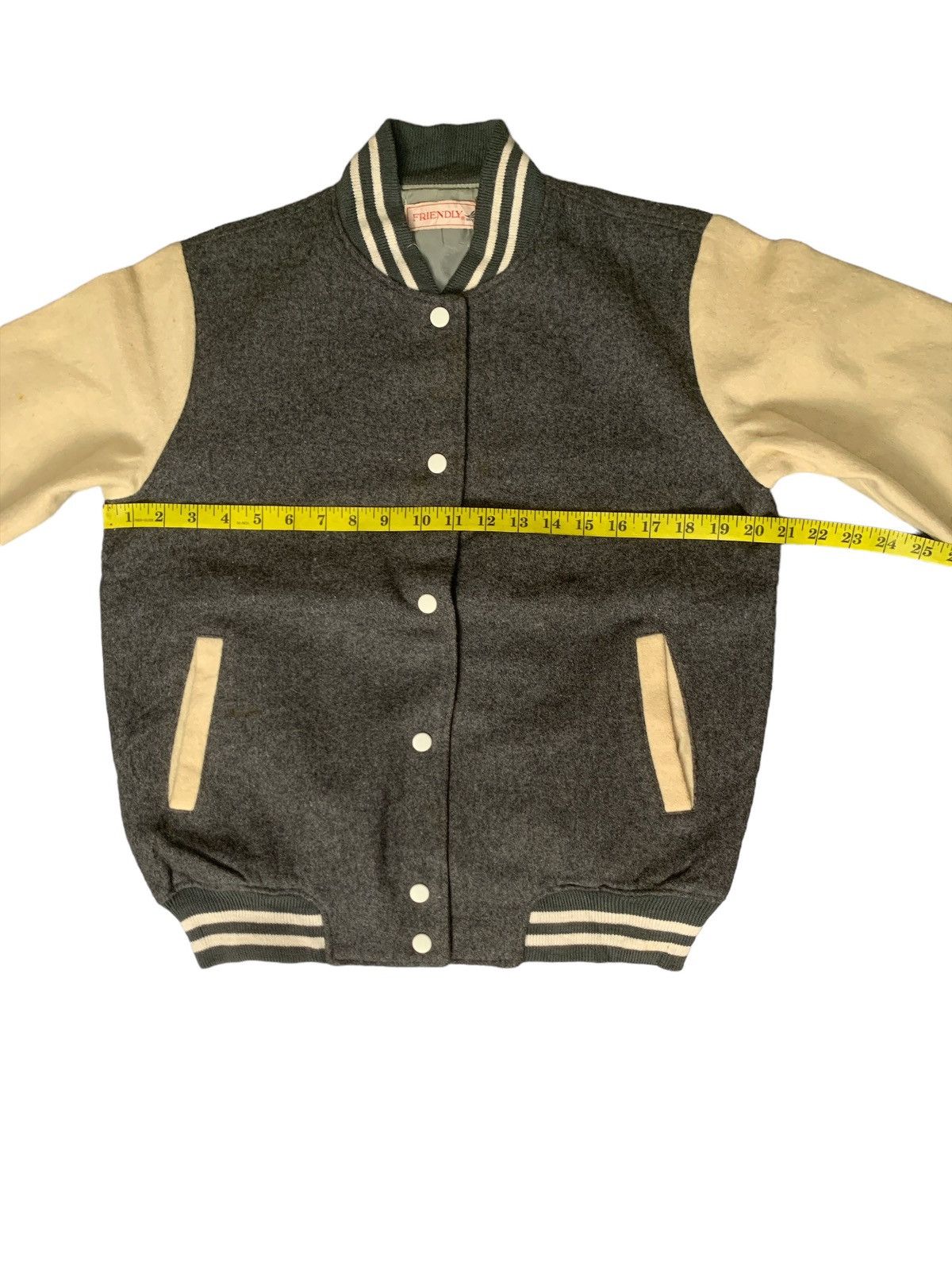 Vintage Rare Design Vintage Friendly Sportswear Varsity Jackets Size L / US 10 / IT 46 - 6 Thumbnail