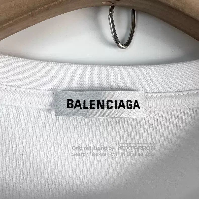 Balenciaga Balenciaga Classic Logo Lettering Print Round Neck T-Shirt Size US S / EU 44-46 / 1 - 4 Thumbnail