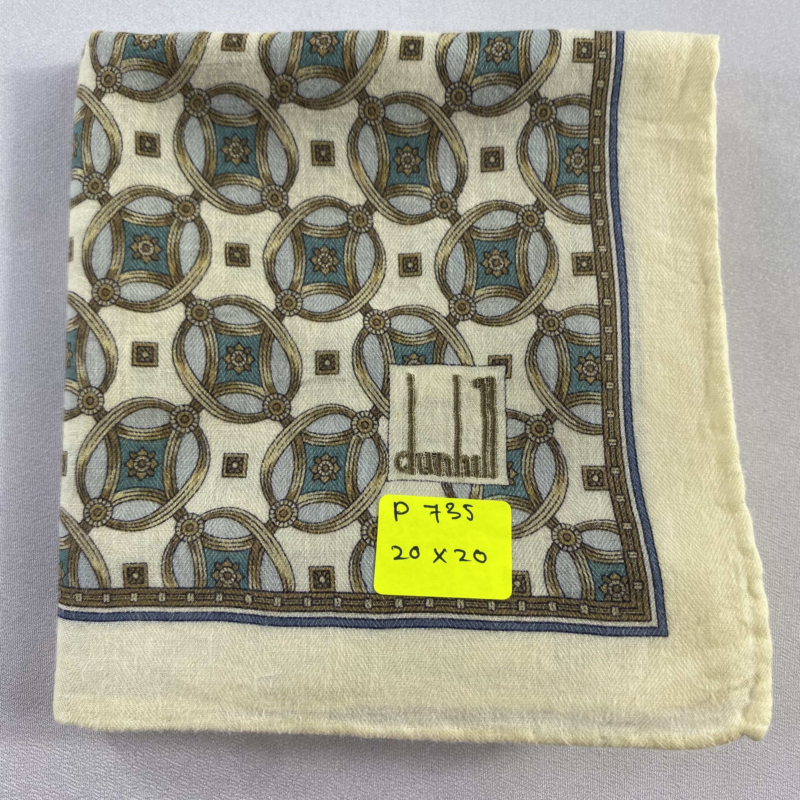 Alfred Dunhill × Vintage Alfred Dunhill Handkerchief / Neckerchief / Bandana-P735 Size ONE SIZE - 5 Thumbnail
