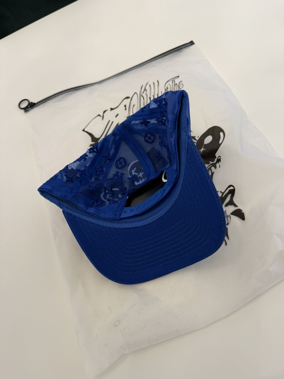 Other Kill The Hype LA Monogram Trucker Hat Blue Size ONE SIZE - 5 Thumbnail