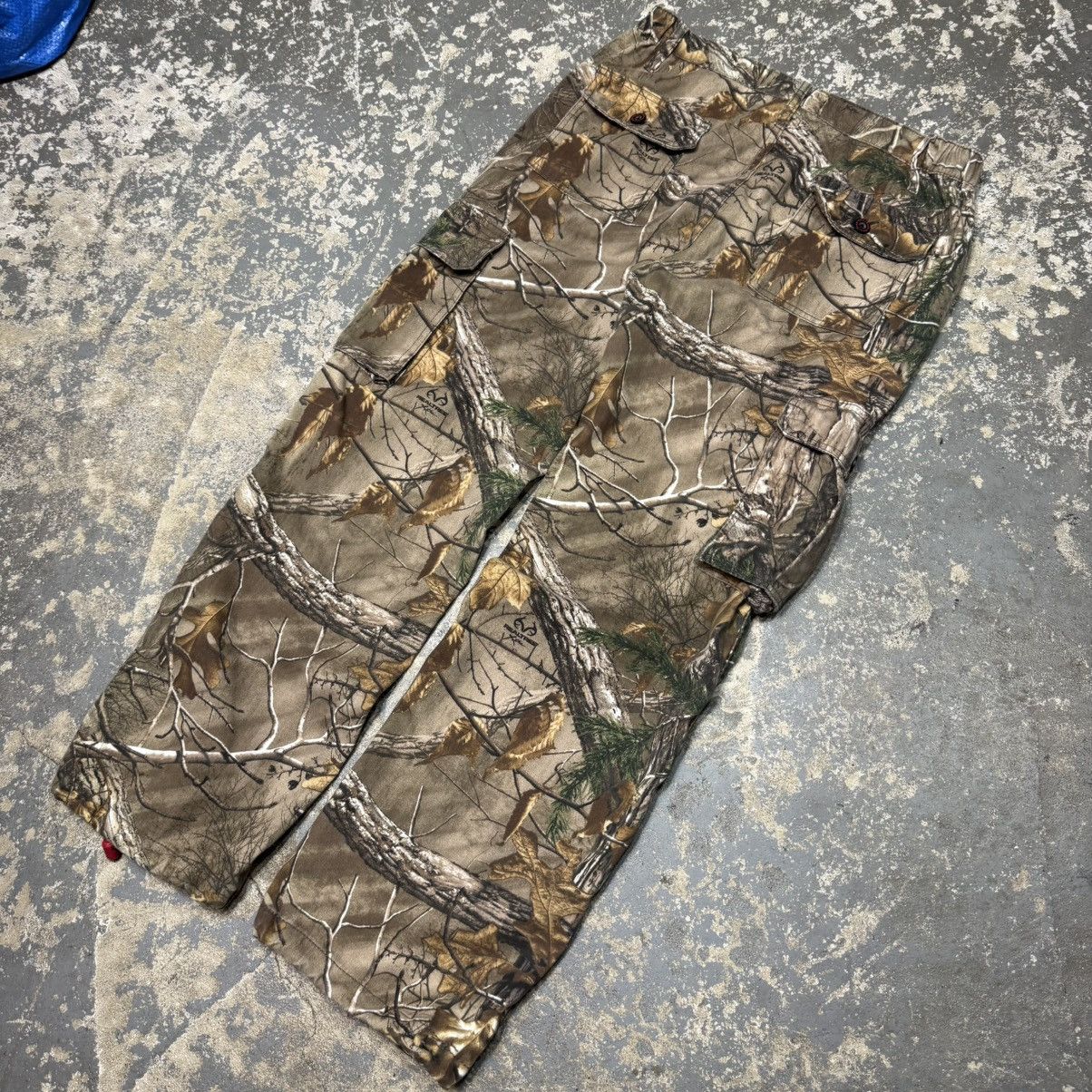 Vintage Vintage Realtree Gander Mountain Camo Baggy Cargo Pants Size US 32 / EU 48 - 2 Thumbnail