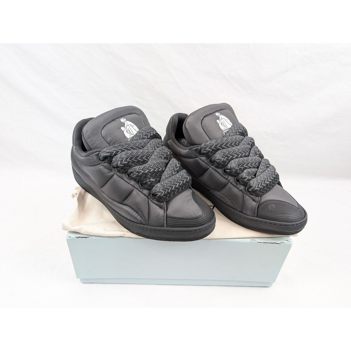 Lanvin o1rshd1 Curb XL Sneakers in Loden Size US 13 / EU 46 - 21 Thumbnail