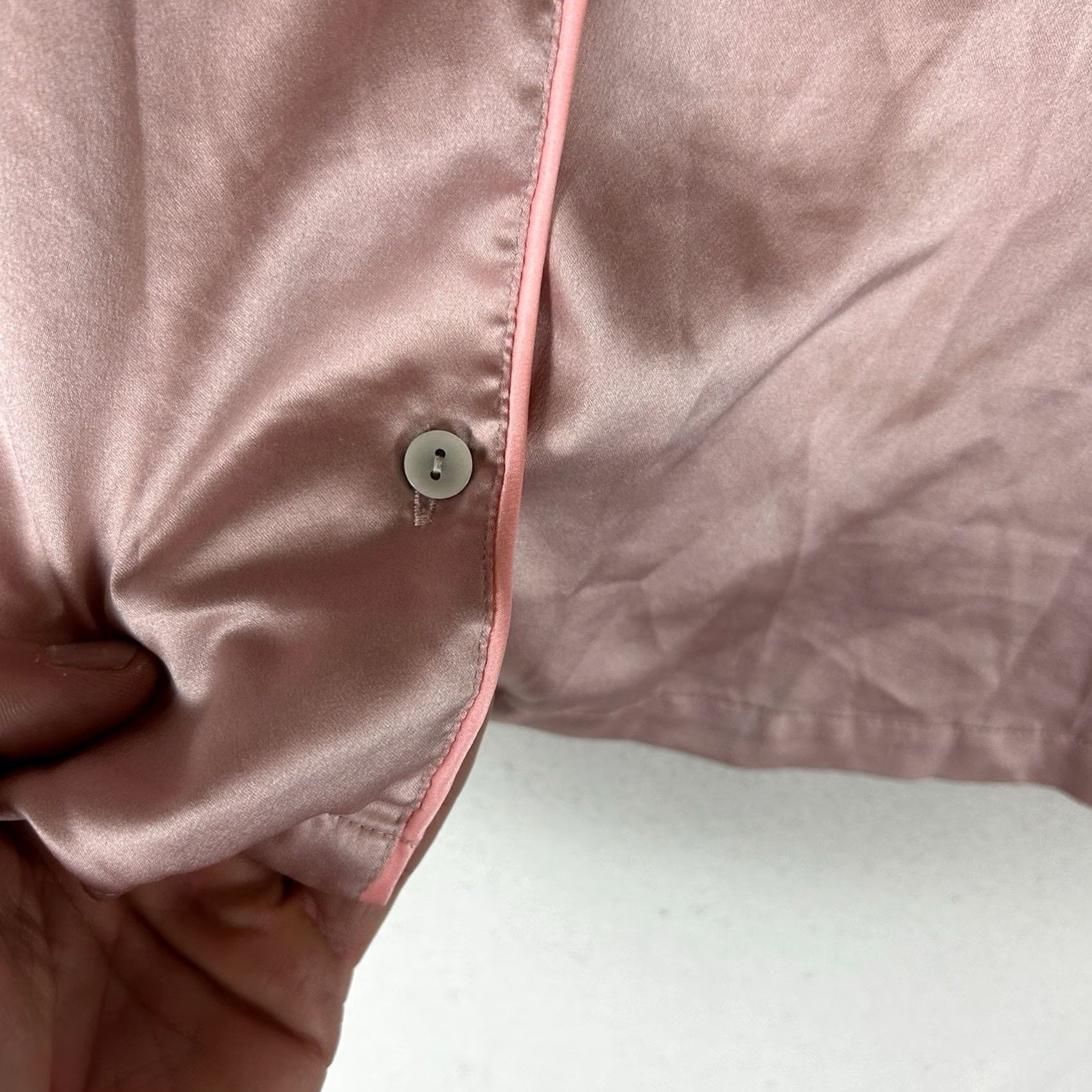 Victoria's Secret Victoria's Secret Pajama Shirt Women's XL Pink Short Sleeve Button-Up Shirt Size XL / US 12-14 / IT 48-50 - 6 Thumbnail