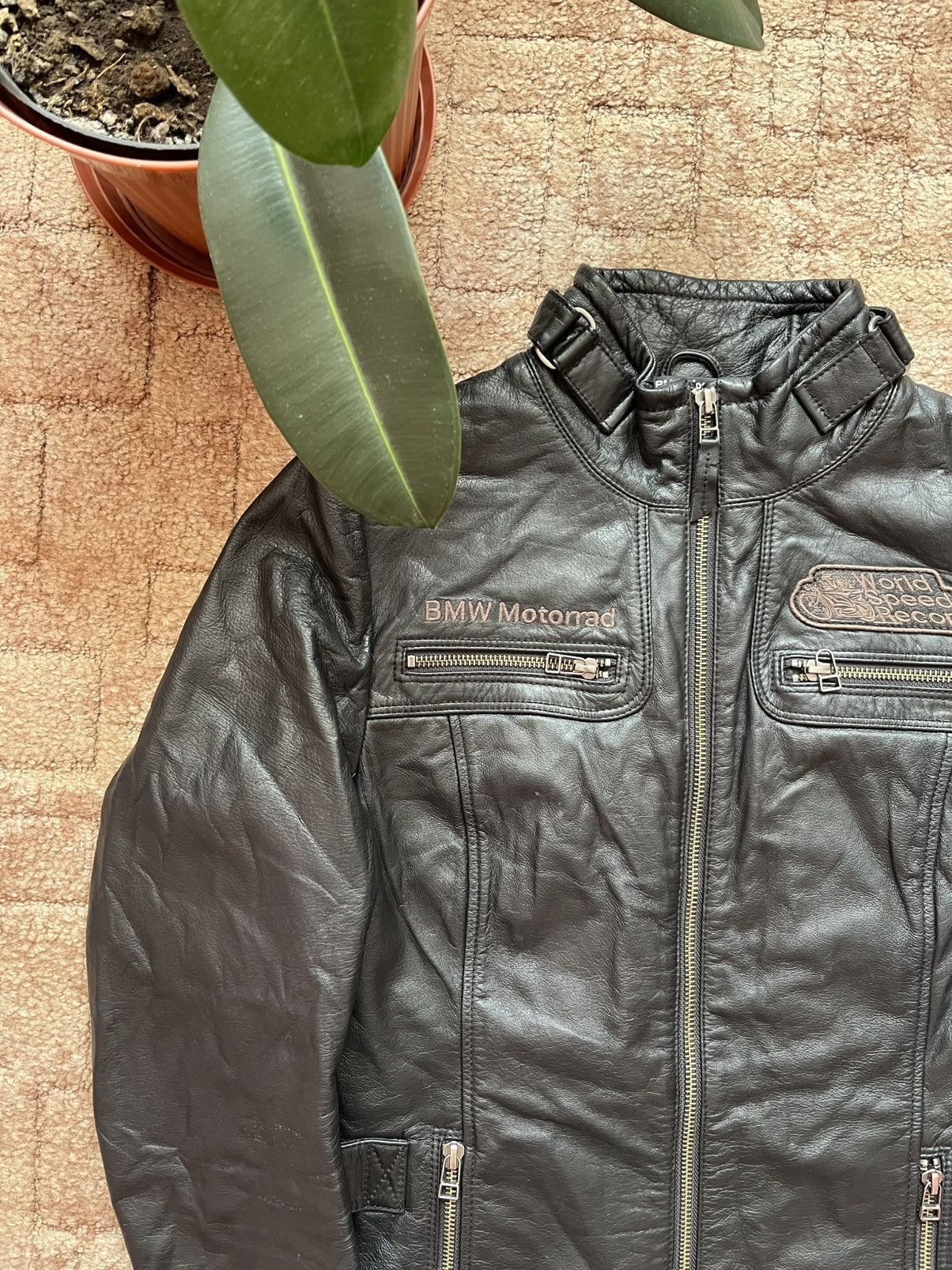 BMW Vintage Bmw Motorrad Leather F1 Racing Jacket 90's Size S / US 4 / IT 40 - 2 Thumbnail