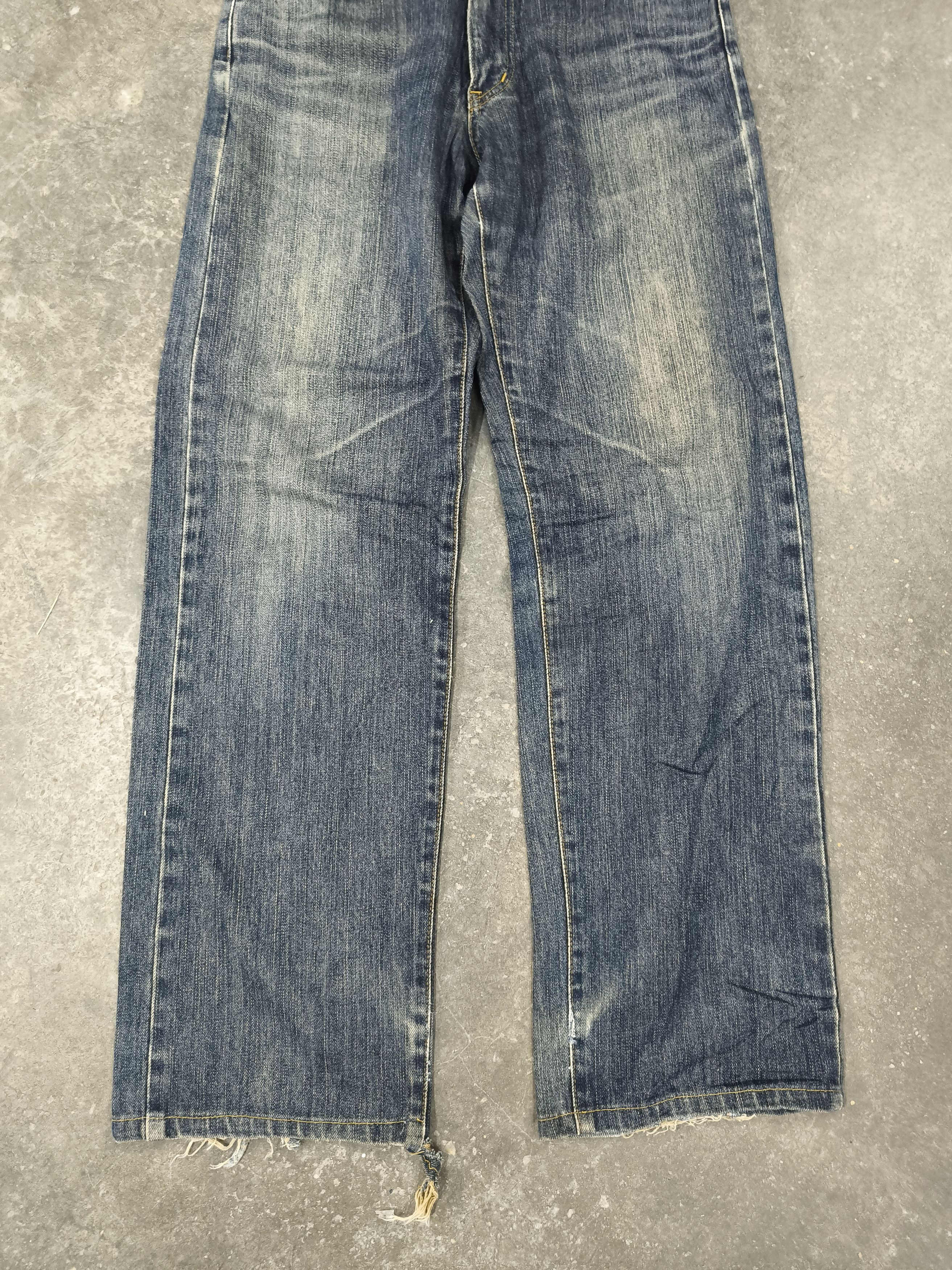 Beauty Beast Flare🔥🔥🔥 Vintage Edwin Jeans distressed if six was nine Size US 30 / EU 46 - 3 Thumbnail