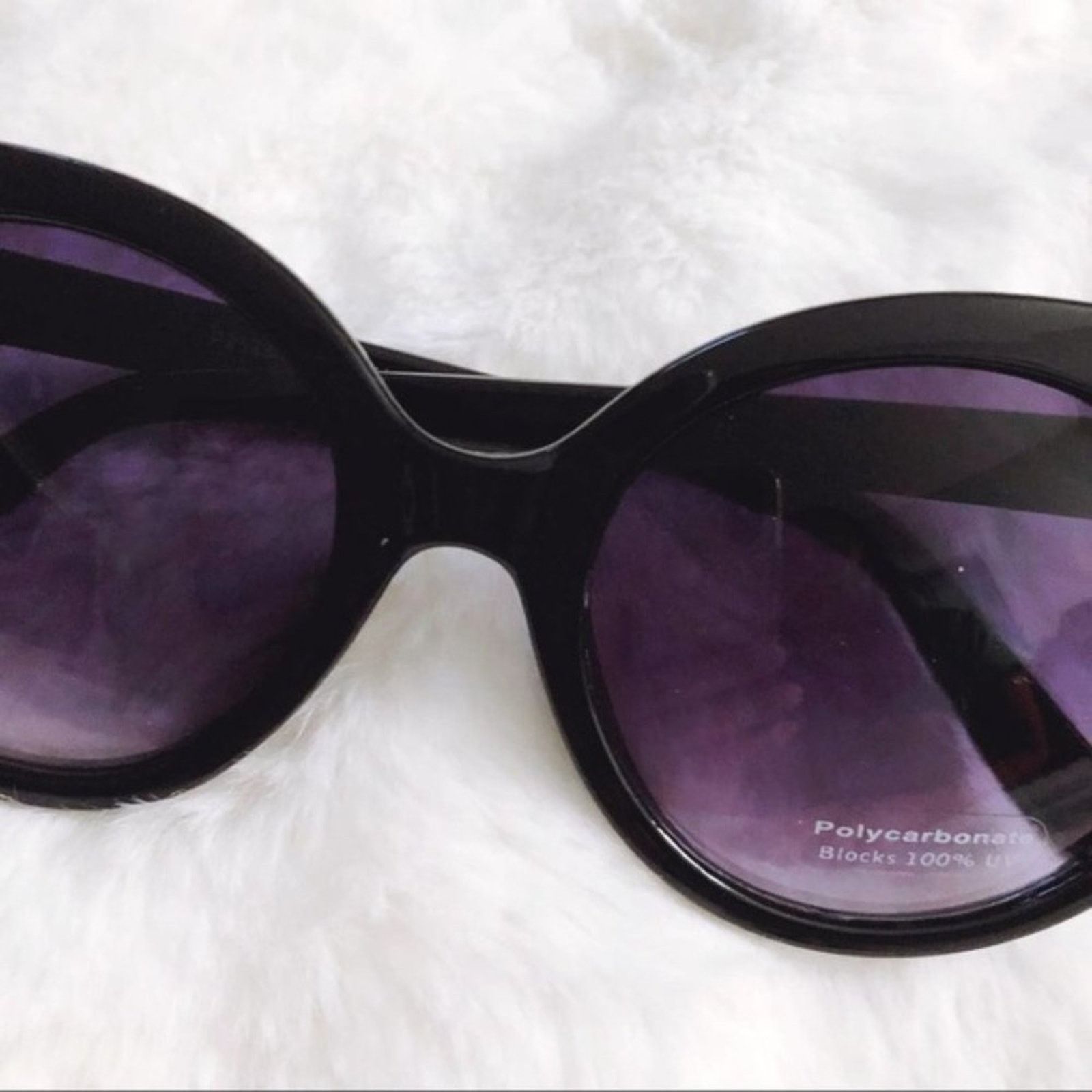 Other Ella Black Cat Eye Ombre Oval Sunglasses Size ONE SIZE - 3 Thumbnail