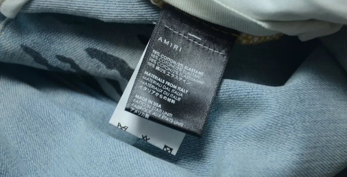 Amiri Amiri Blue Washed Knife Cut Damaged Jeans Casual Pants Size US 33 - 8 Thumbnail