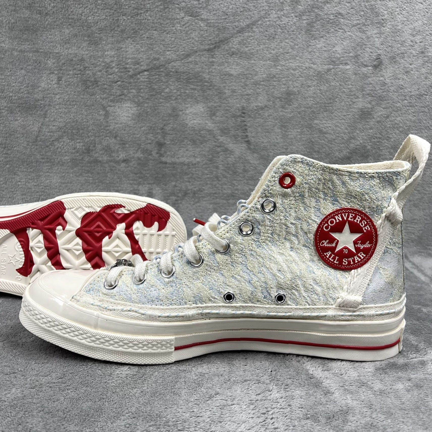 Converse Converse Chuck 70 High Top Year of the Dragon CNY 2024 Mens US Size 11 Ivory Brand Converse Chuck 70 Sneaker High Top Men's 11 Ivory Size ONE SIZE - 7 Thumbnail