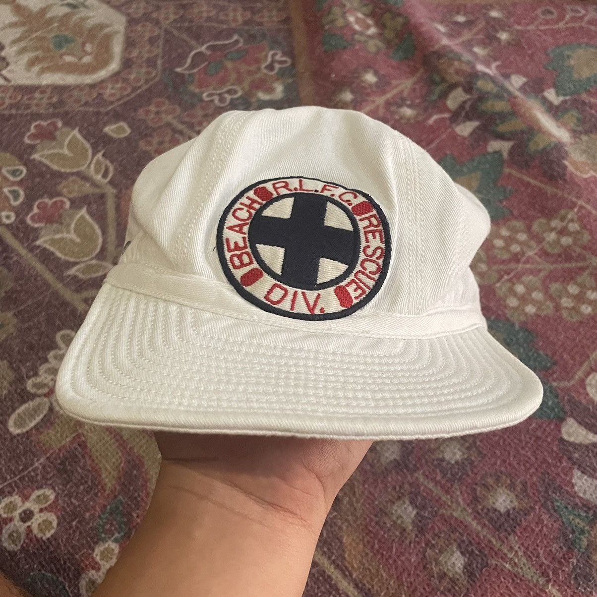 Ralph Lauren Rugby Men Hat Cap White Patch RLFC Beach Rescue