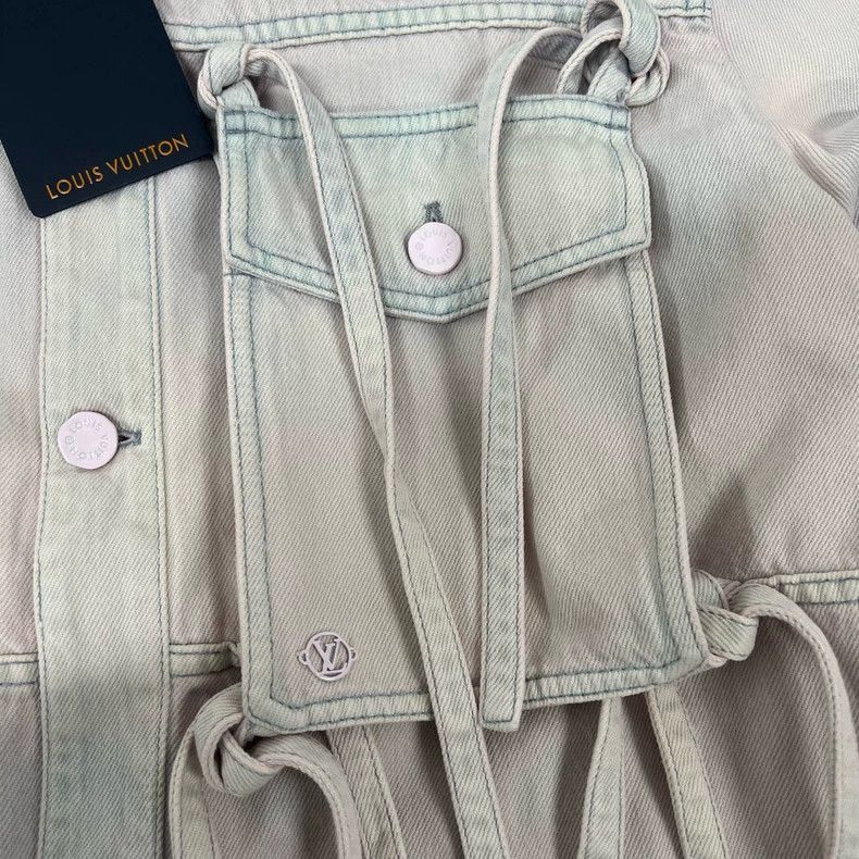 Louis Vuitton Louis Vuitton Bleached Pink Denim Jacket-2507 Size US M / EU 48-50 / 2 - 4 Thumbnail