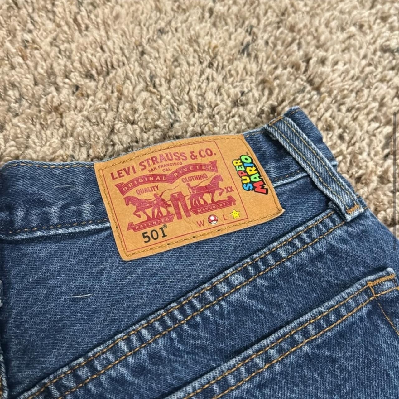 Levi's Super Mario x Levi’s 501 Shorts Size 26" / US 2 / IT 38 - 4 Thumbnail