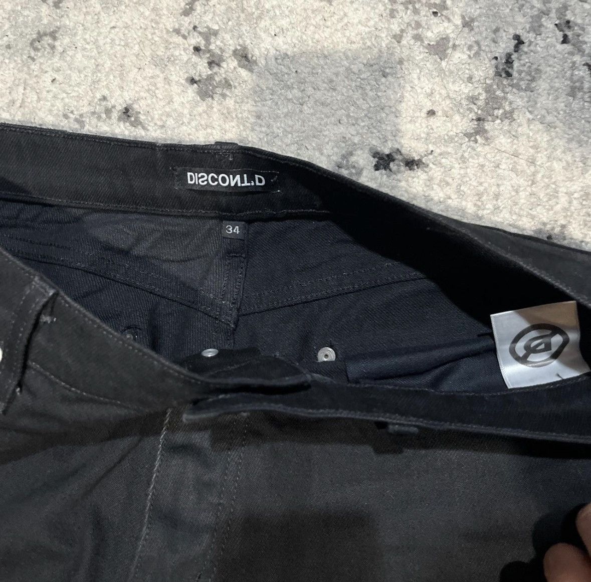 Other discontd jet black selvedge denim Size US 34 / EU 50 - 2 Thumbnail