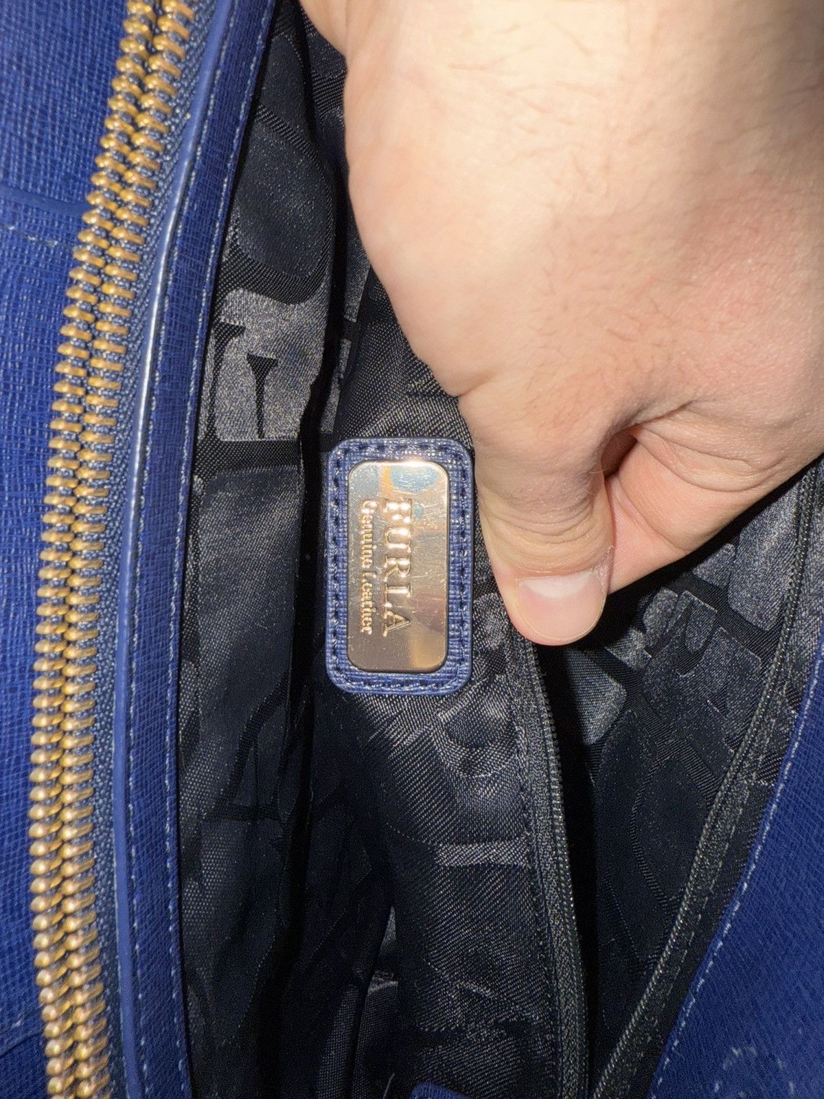Furla Furla blue Leather Handbag Size ONE SIZE - 5 Thumbnail