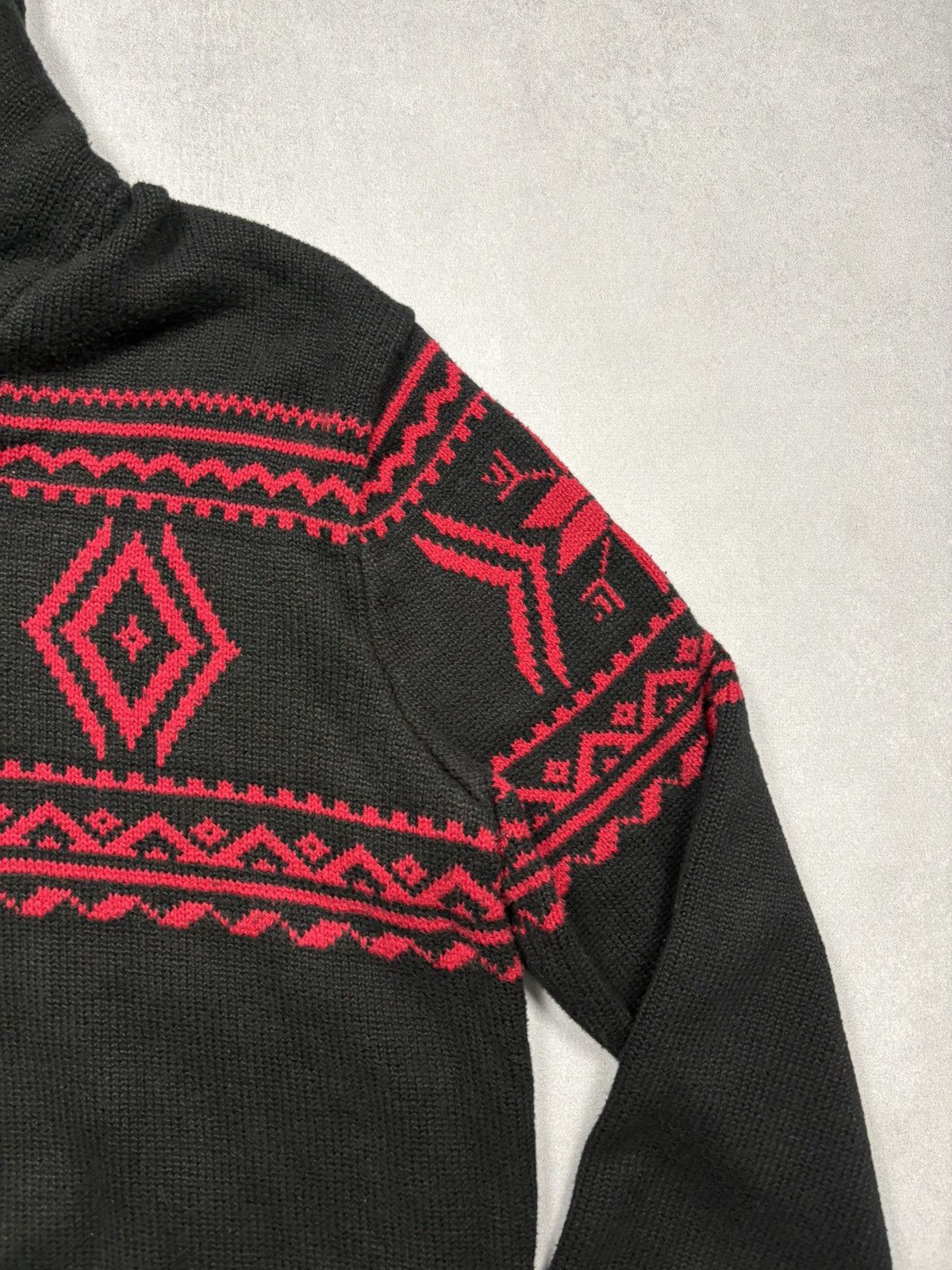 Polo Ralph Lauren Polo Ralph Lauren Snowflake Nordic Shawl Collar Sweater VTG Size US XL / EU 56 / 4 - 5 Thumbnail