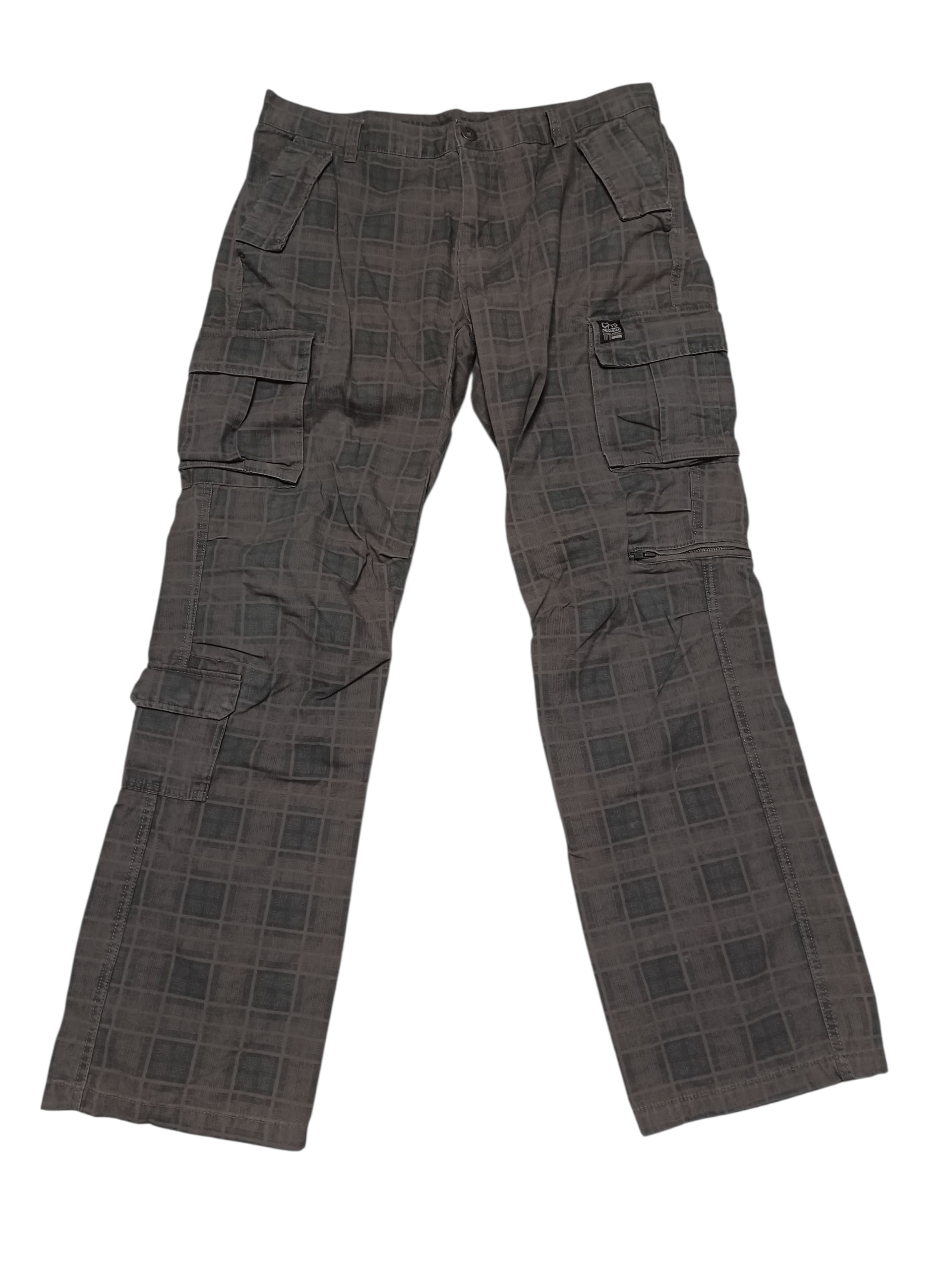 Japanese Brand CARGO MULTIPOCKET CHECKERED MILITARY AVANTGARDE PANTS Size US 38 / EU 54 - 1 Thumbnail